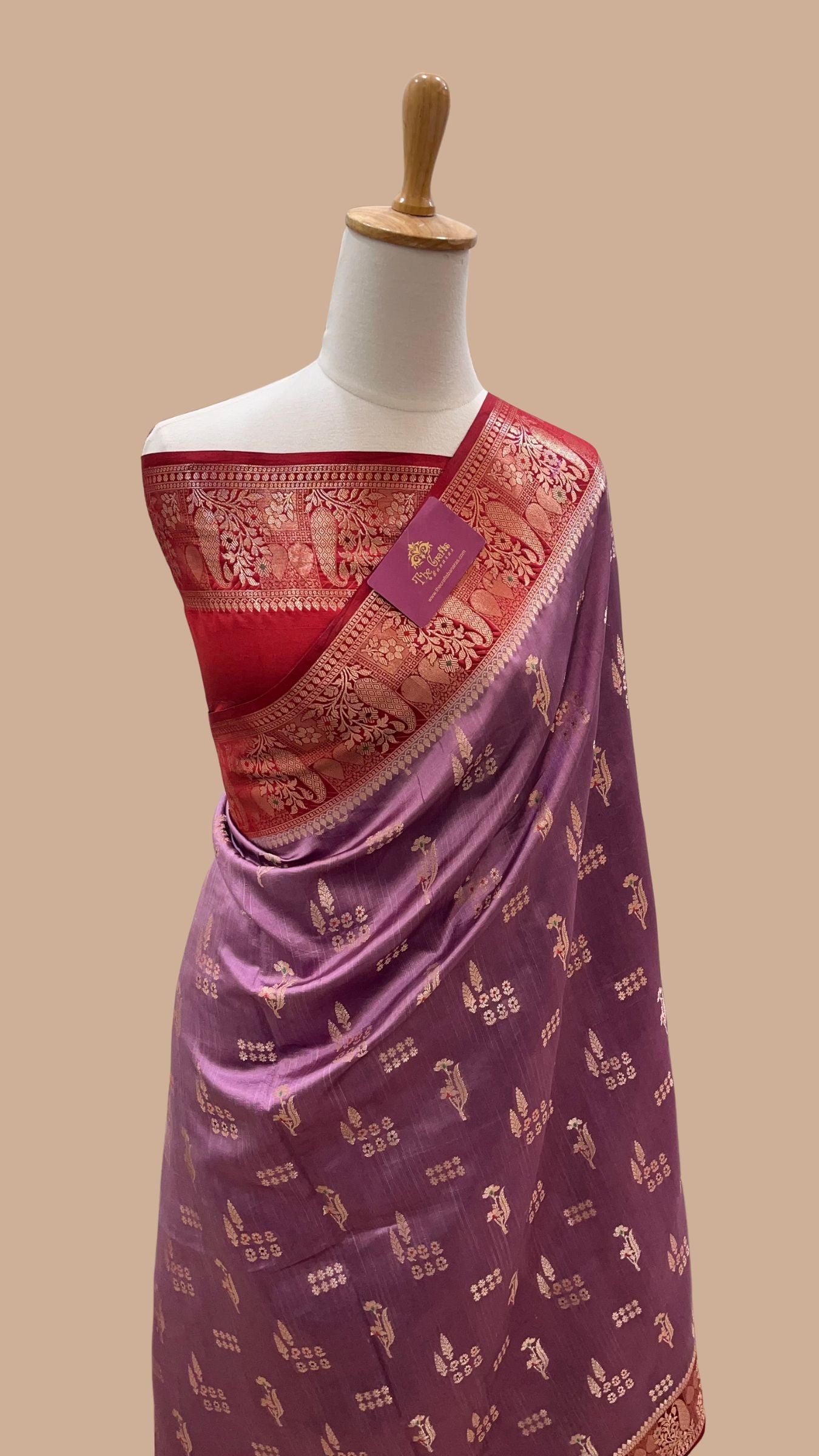 Pure Mango Silk Banarasi Saree