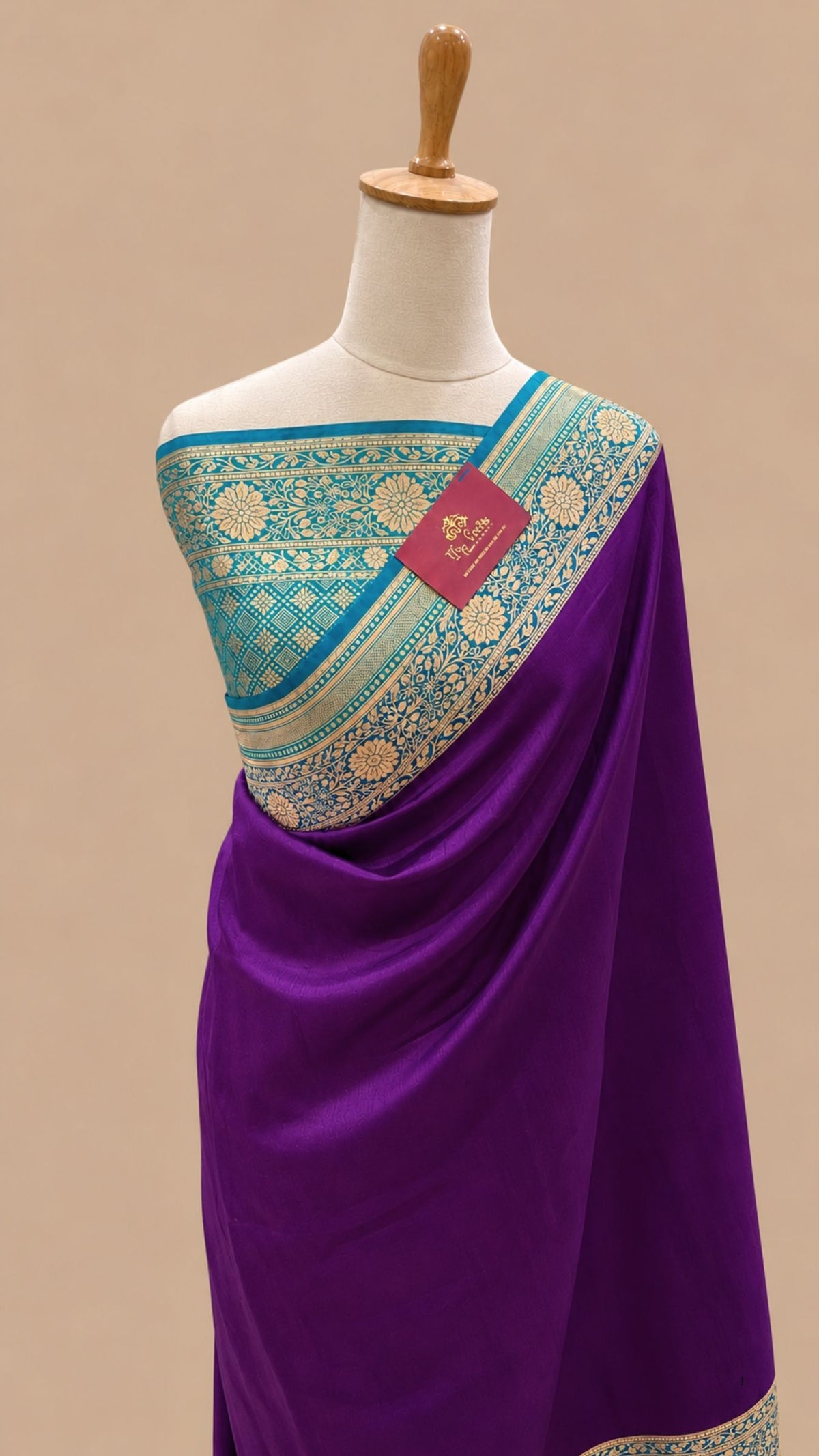 Pure Mulberry Silk Handloom Banarasi Saree