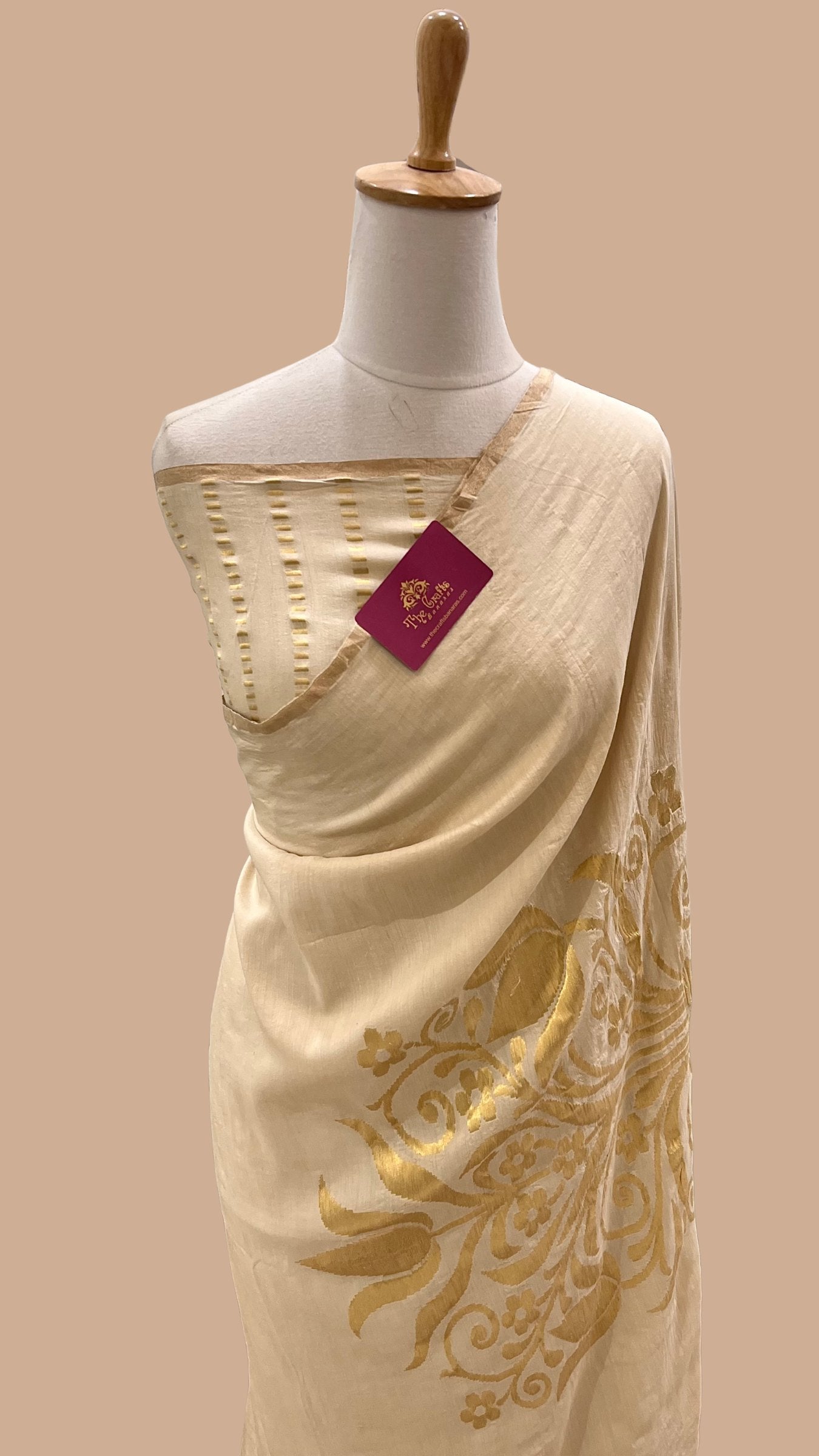Pure Munga Silk Handloom Banarasi Saree