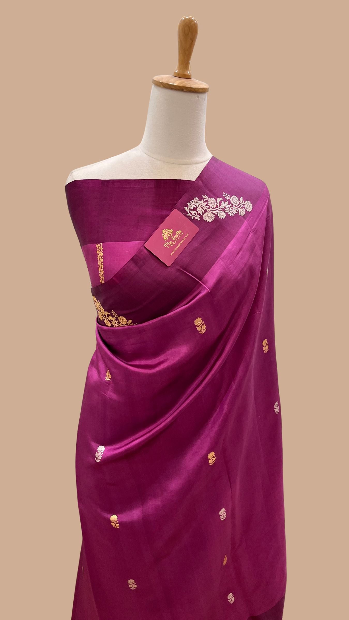 Pure Mango Silk Handloom Banarasi Saree