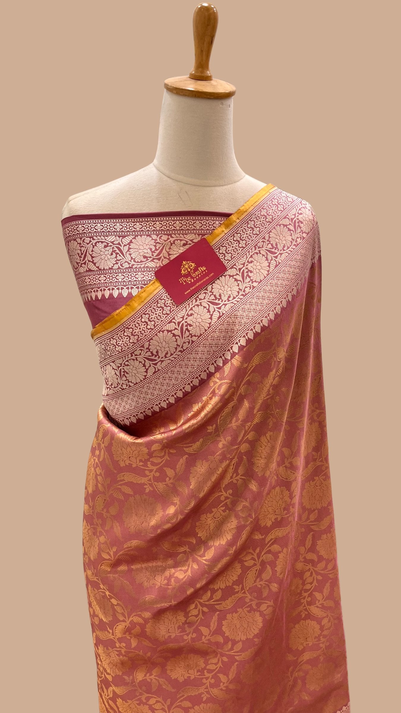 Pure Katan Silk Handloom Banarasi Saree - Kadhua Tanchui Brocade
