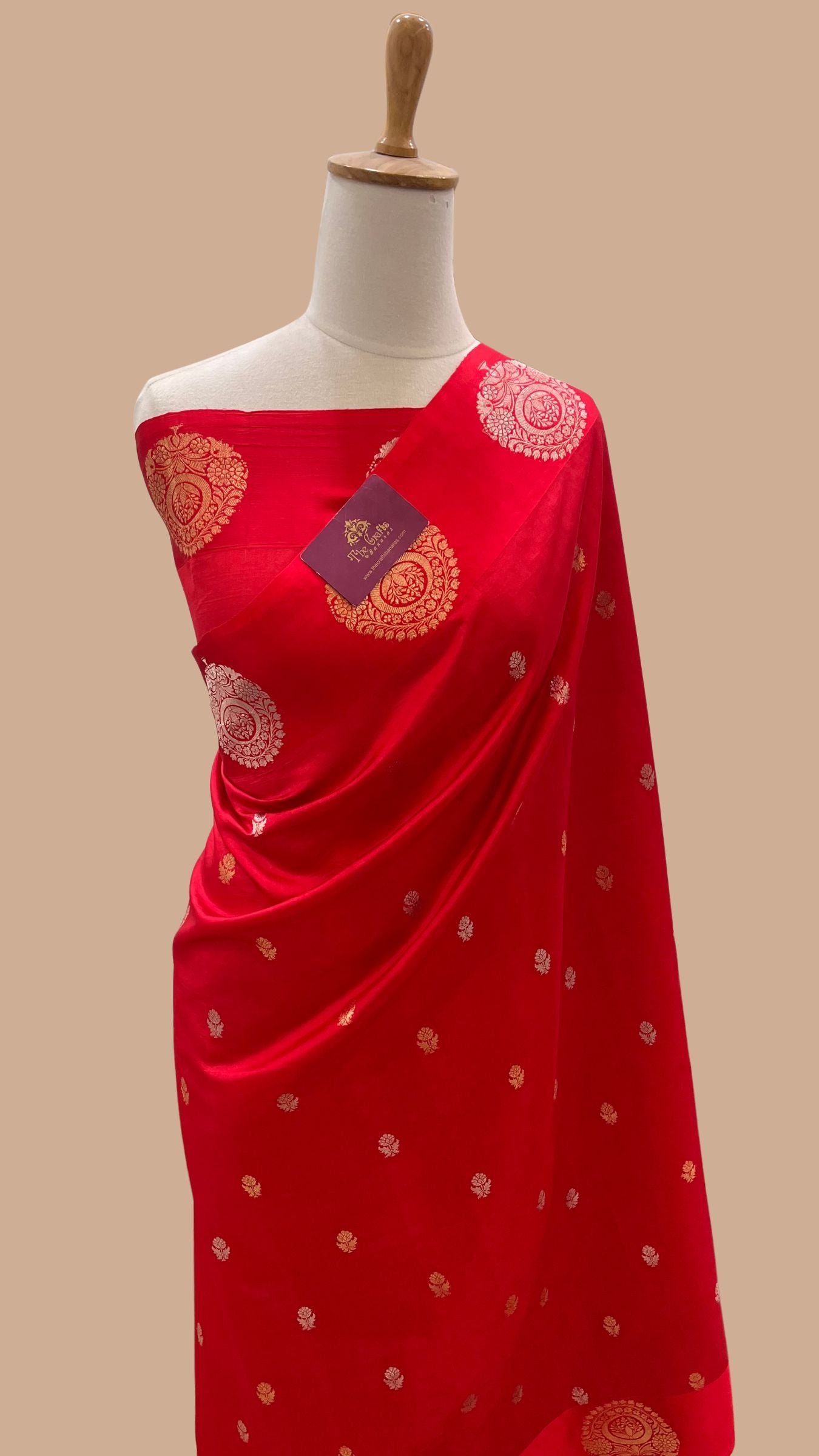 Pure Mango Silk Handloom Banarasi Saree