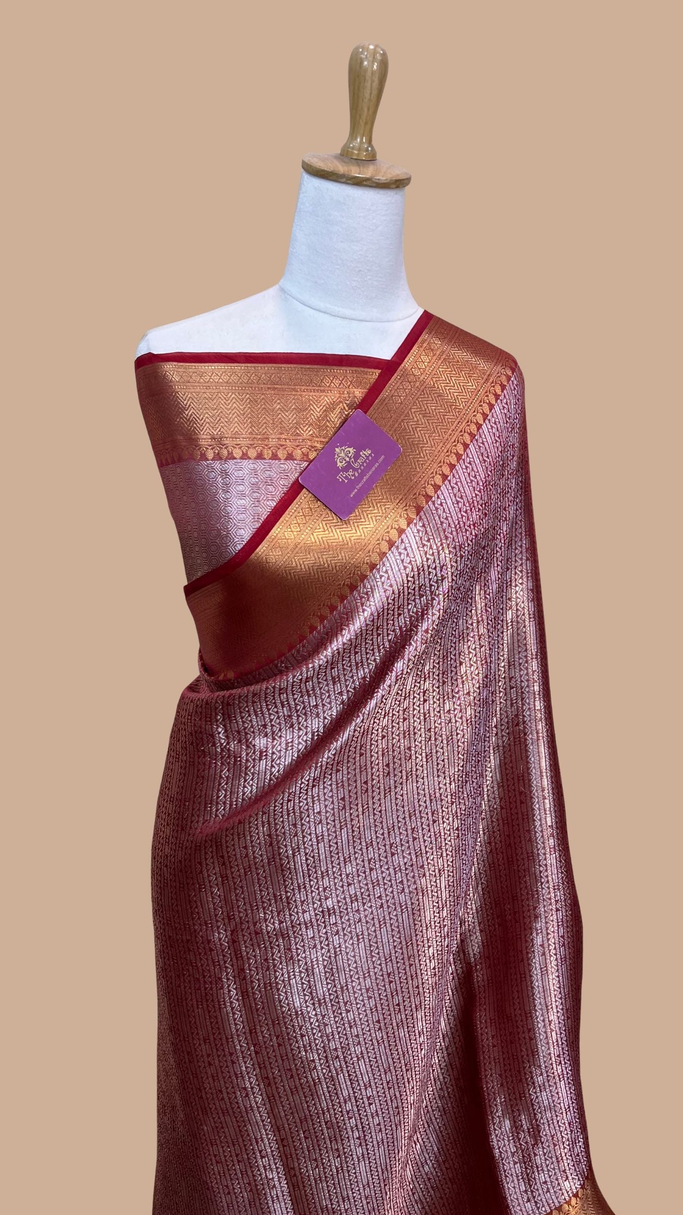 Pure Tissue Silk Brocade Banarasi Saree