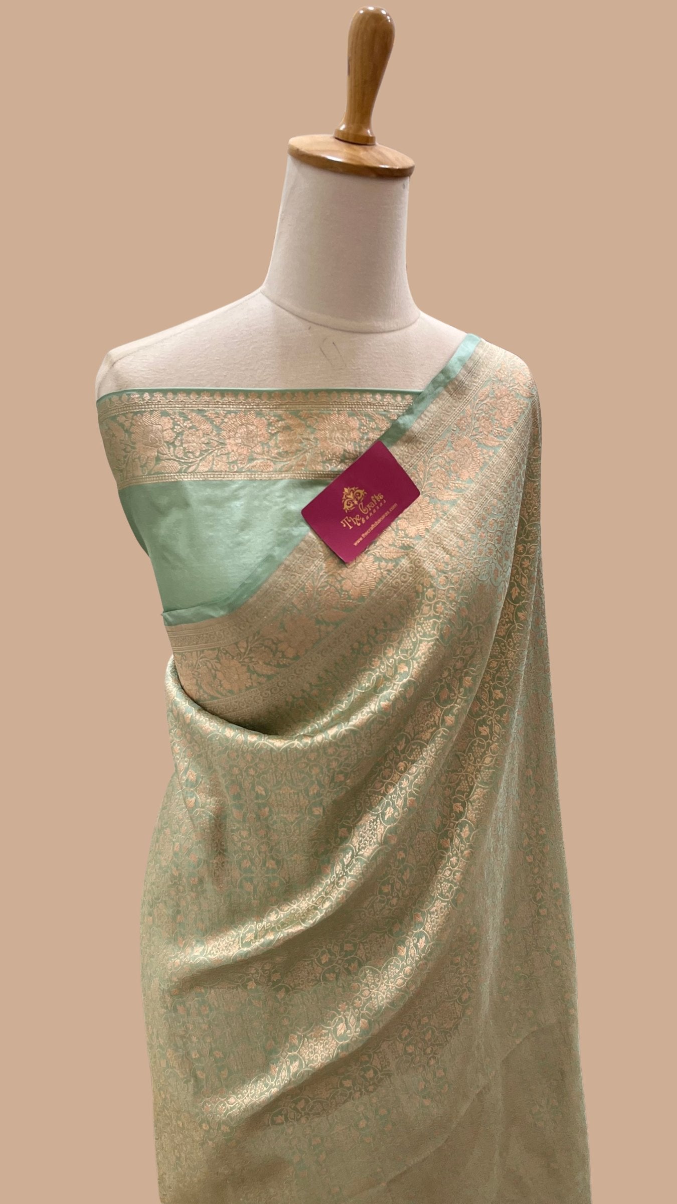 Pure Katan Silk Handloom Banarasi Saree - Tanchui Brocade