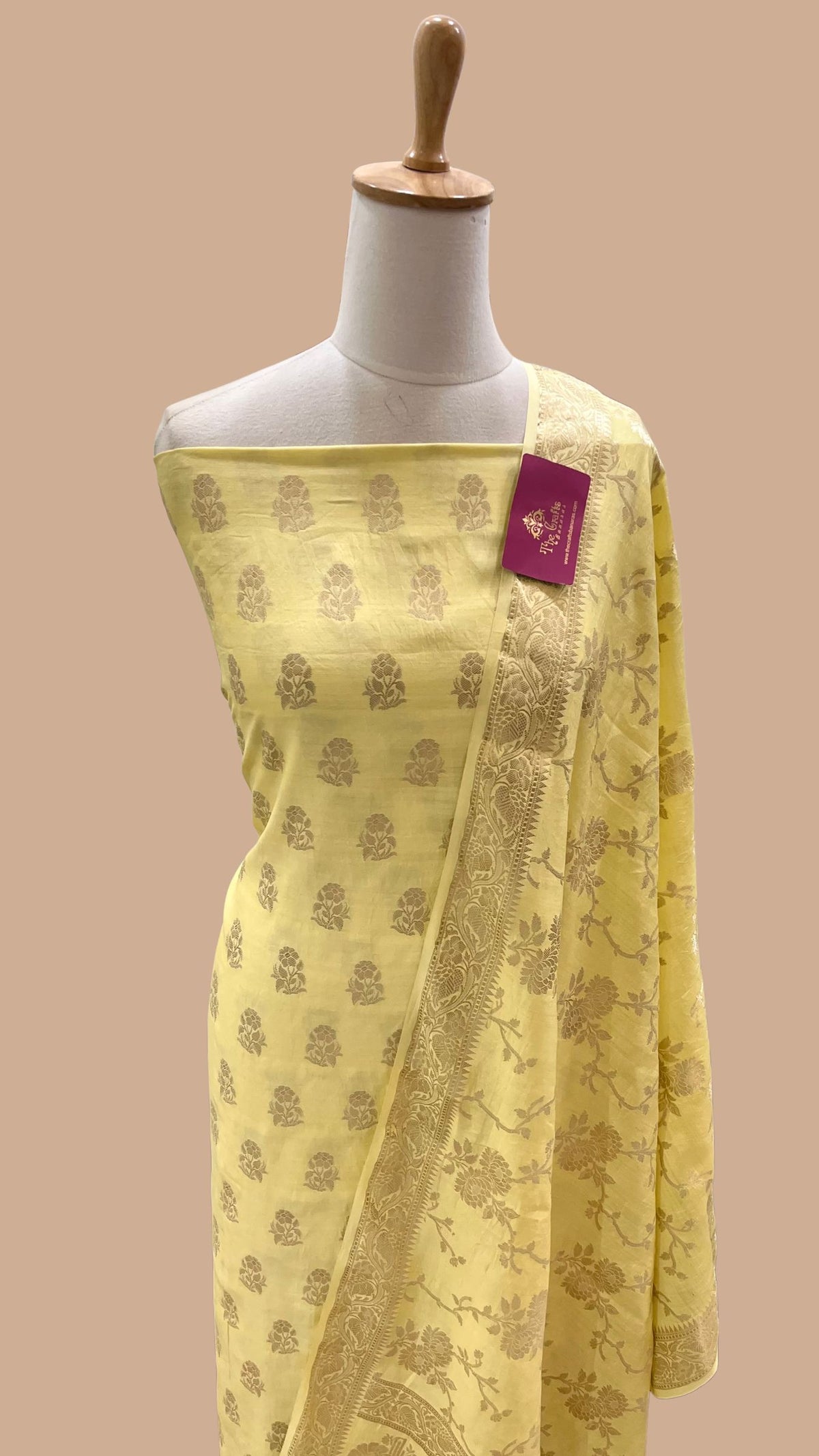 Pure Chiniya Silk Banarasi Dress Material