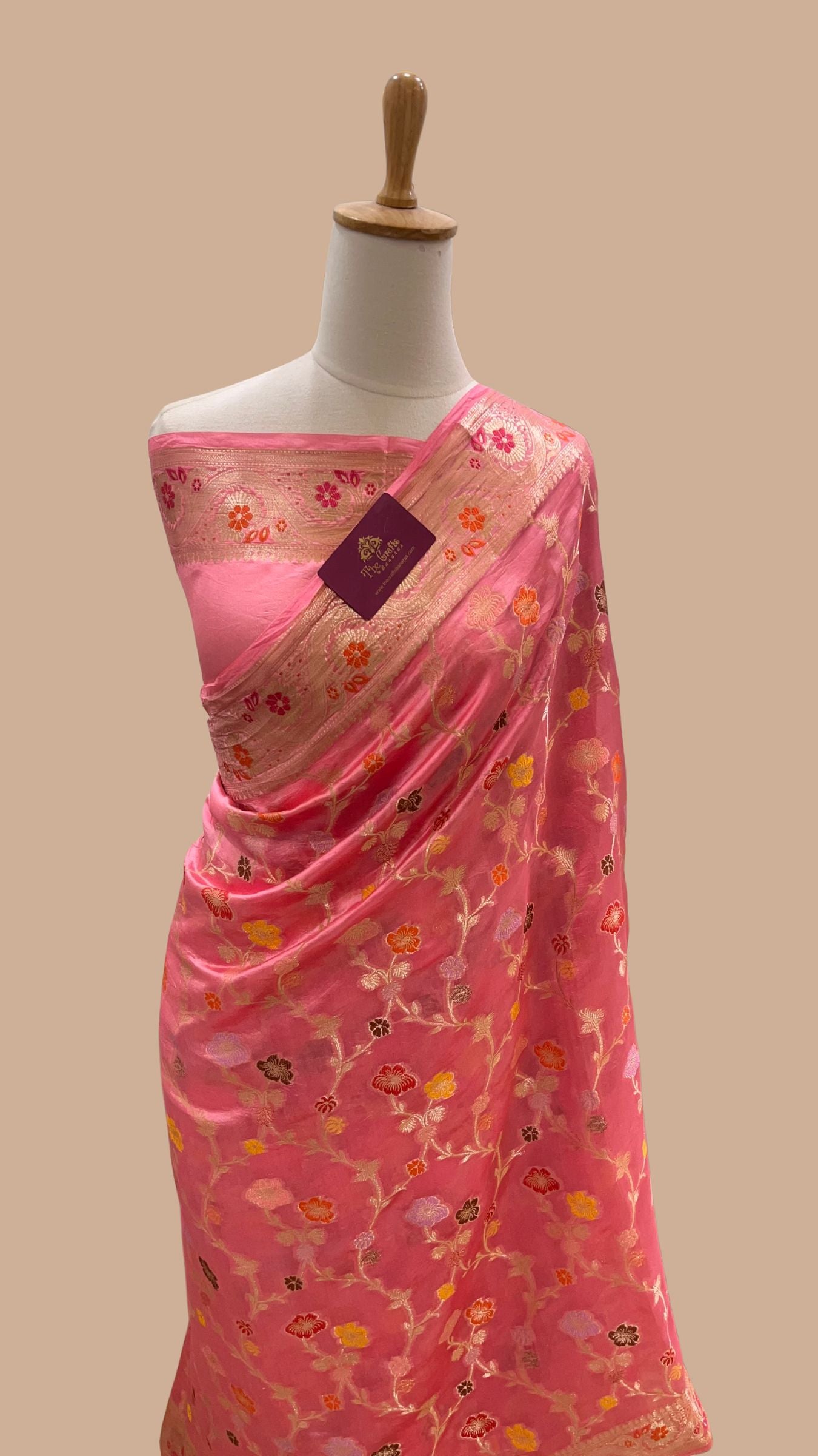 Pure Mango Silk Banarasi Saree