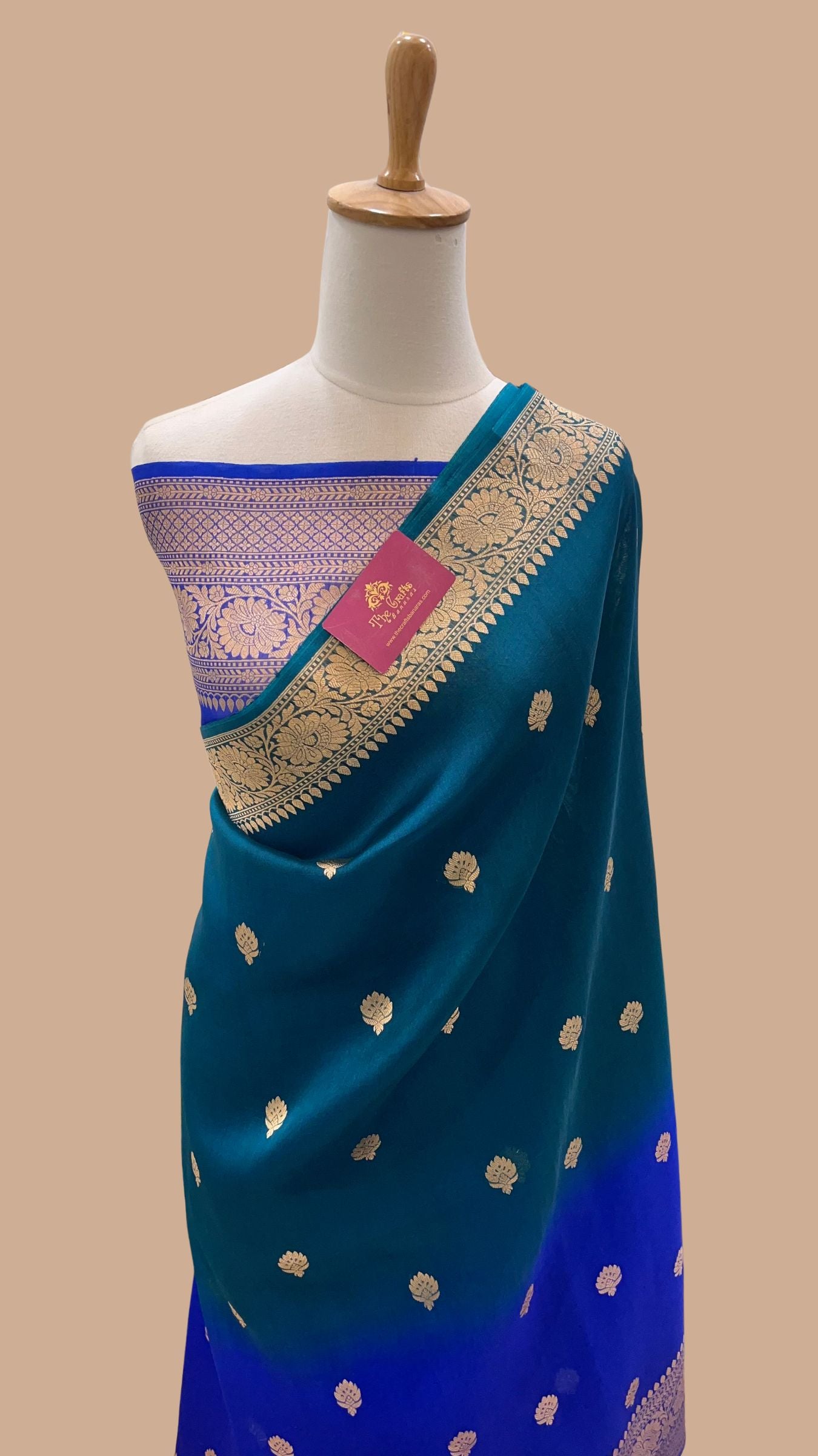Pure Kora Silk Handloom Banarasi Saree