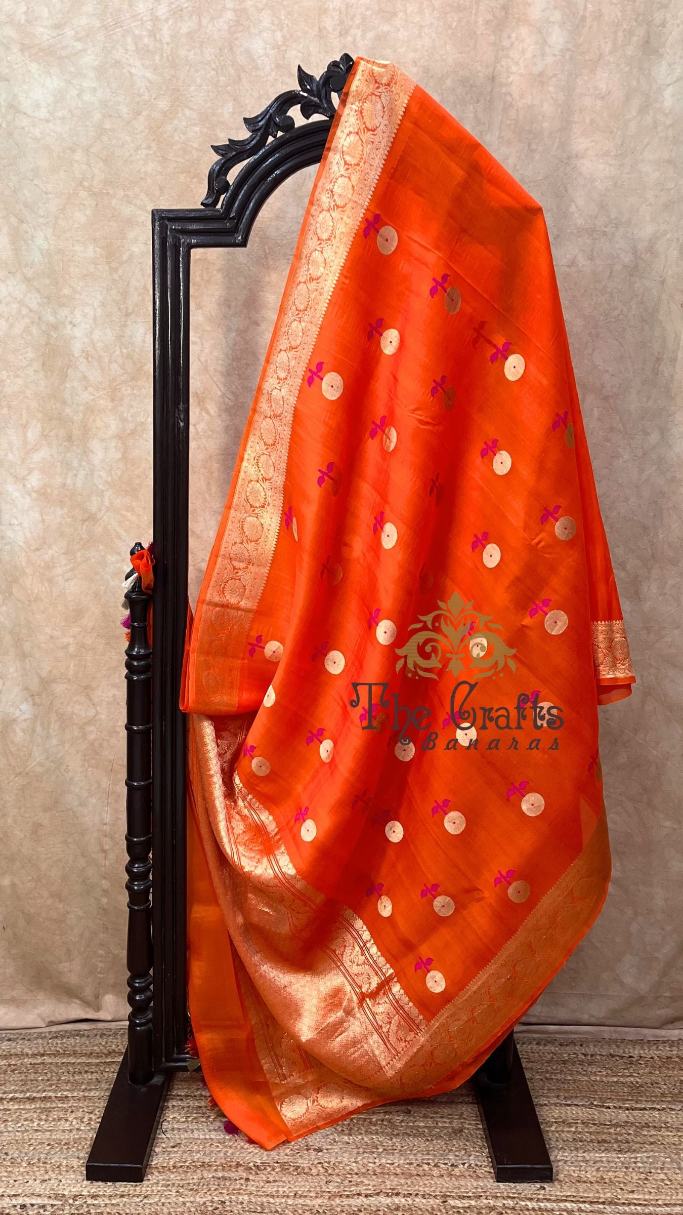 Pure Kora Silk Handloom Banarasi Saree