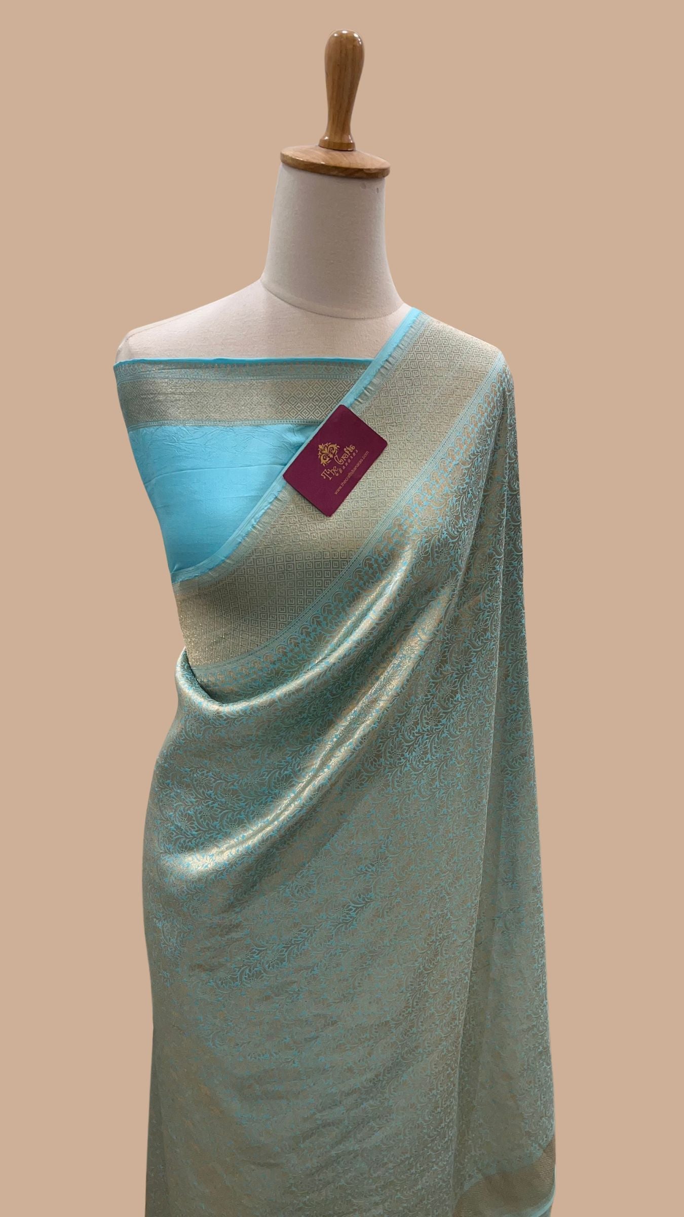 Pure Katan Silk Handloom Banarasi Saree - Tanchui Brocade