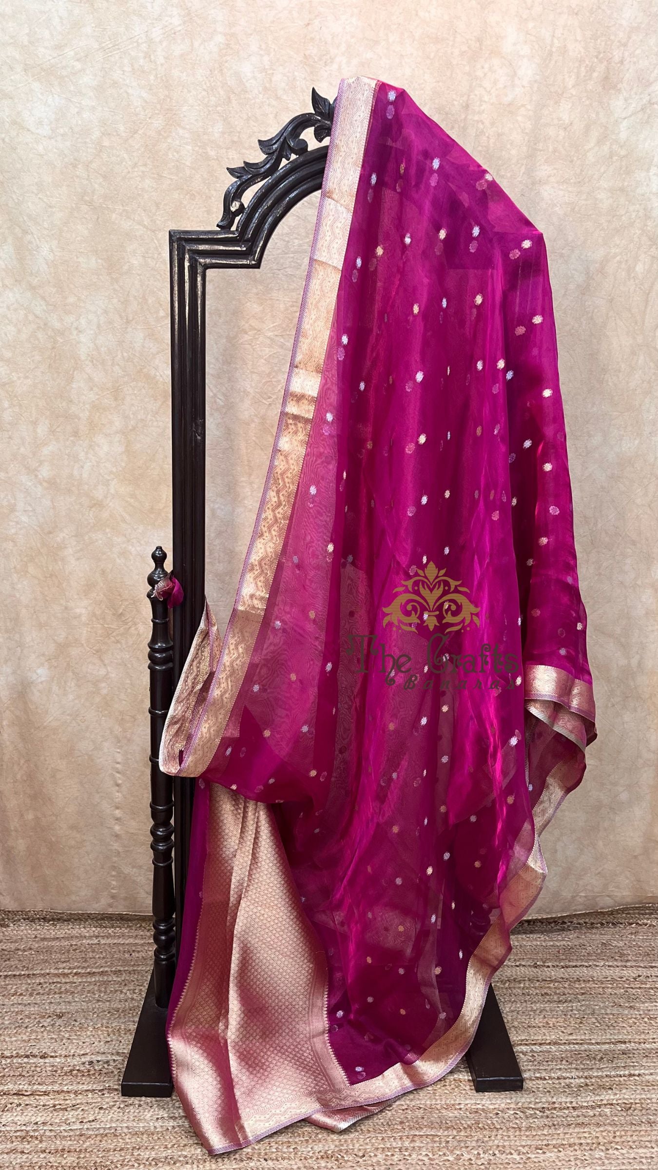 Pure Kora Silk Handloom Banarasi Saree