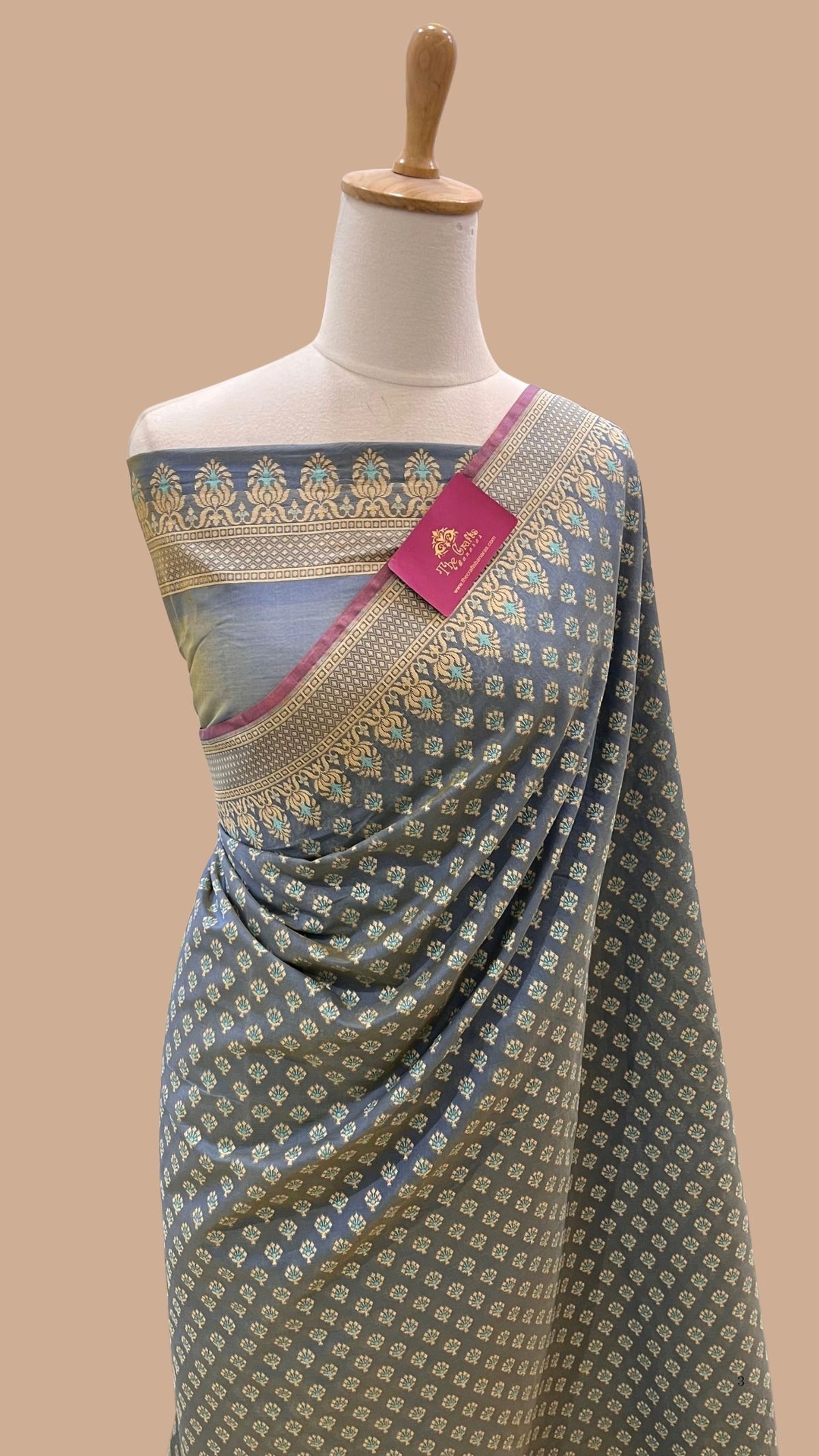 Pure Cotton Patola Reshmi Zari Banarasi Saree