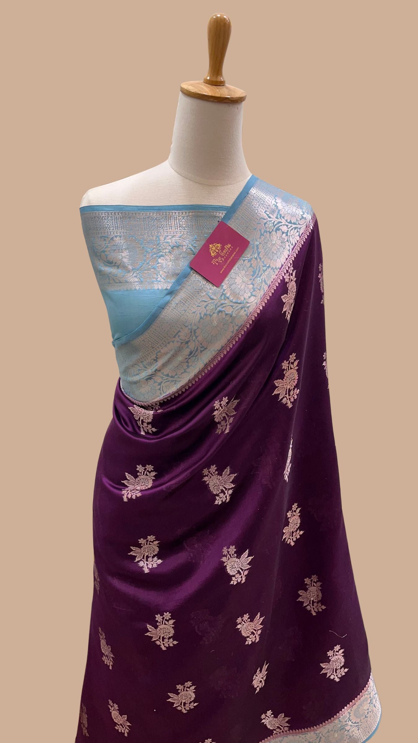 Pure Mango Silk Banarasi Saree