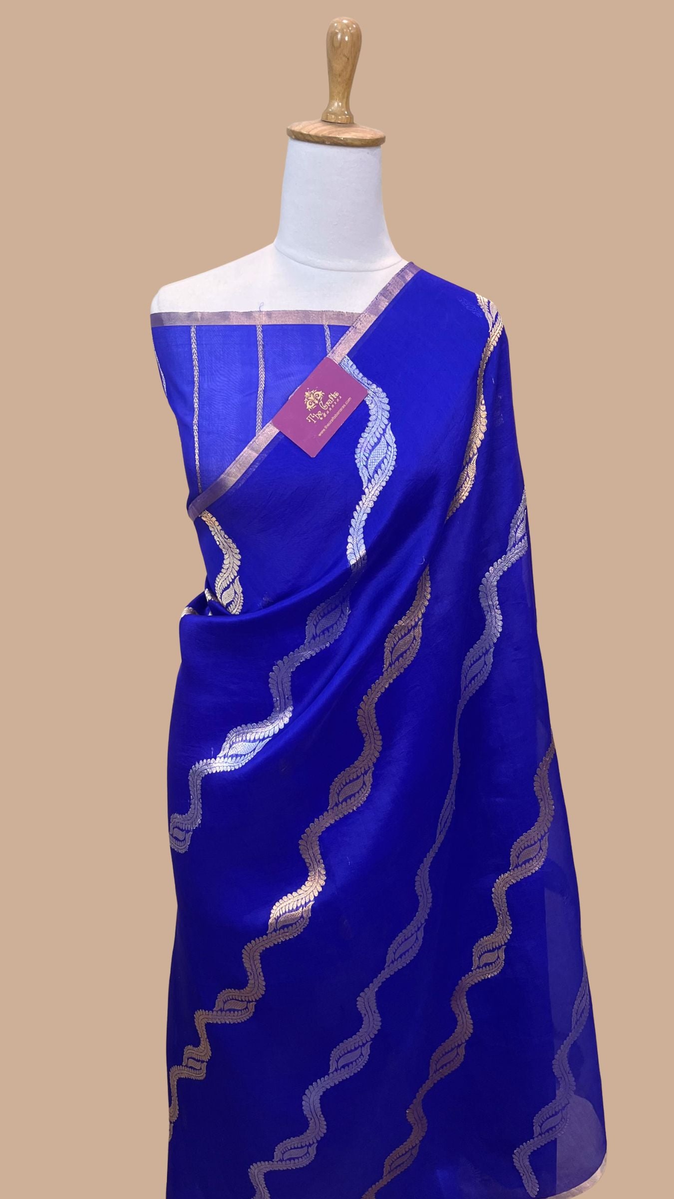 Pure Kora Silk Handloom Banarasi Saree