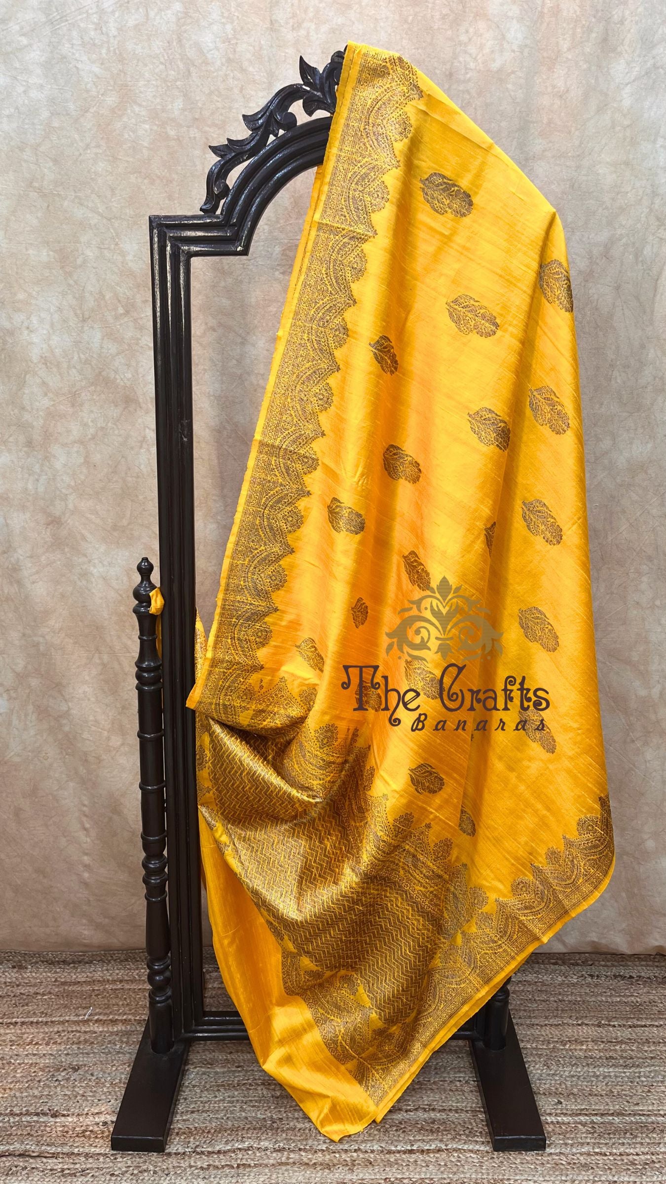 Pure Raw Silk Handloom Banarasi Saree