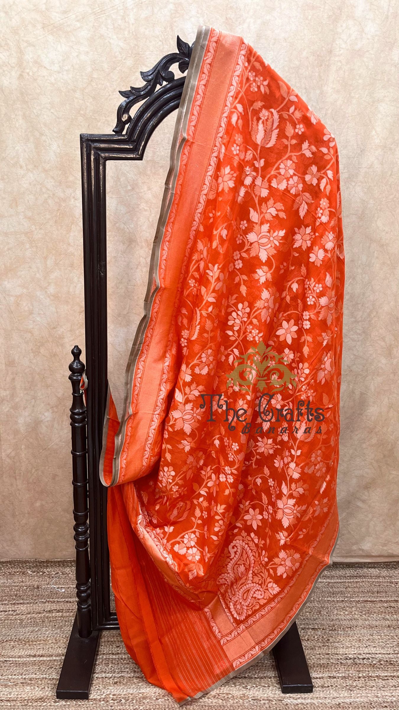 Pure Ektara Cotton Jamdani Banarasi Saree - Alfi