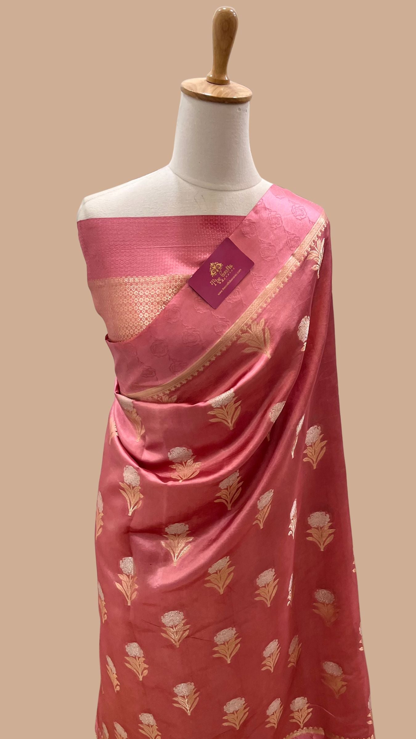 Pure Mango Silk Banarasi Saree