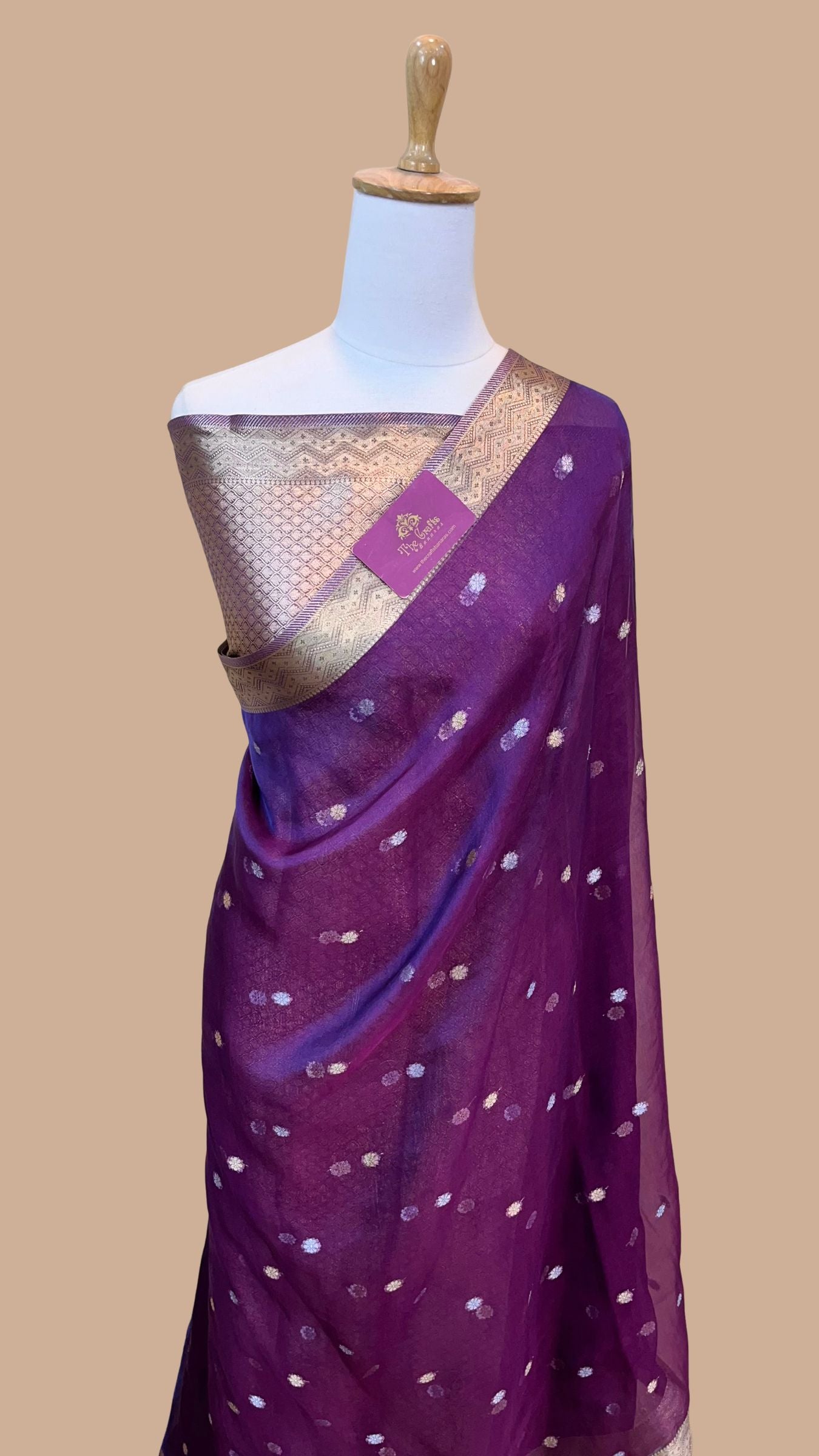 Pure Kora Tissue Silk Banarasi Saree