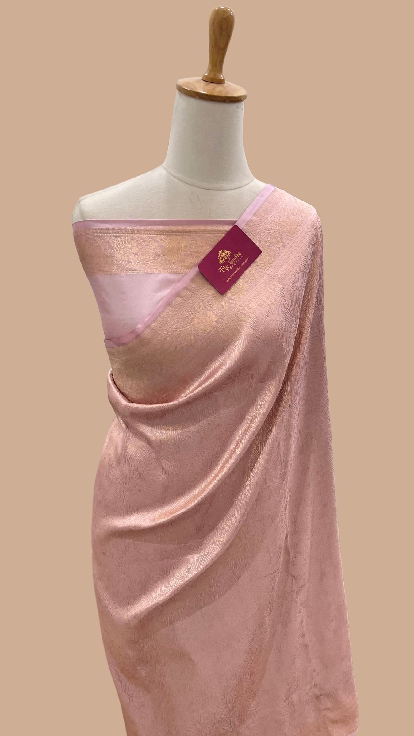 Pure Katan Silk Handloom Banarasi Saree - Tanchui Brocade