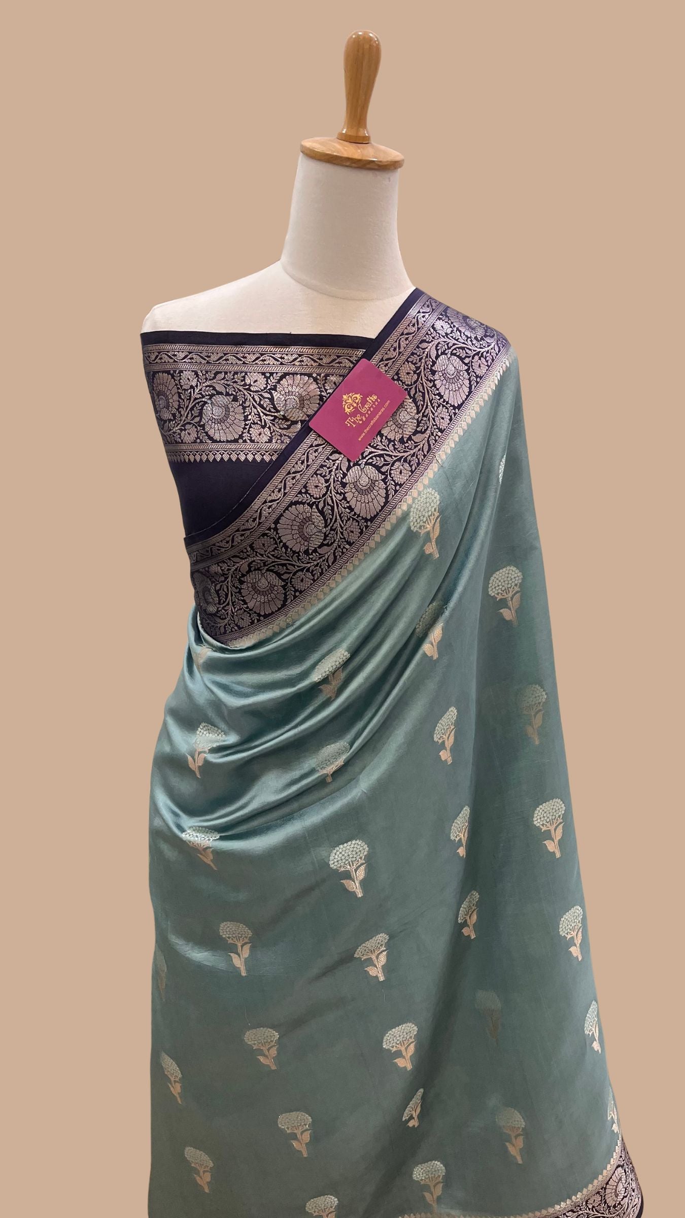 Pure Mango Silk Banarasi Saree
