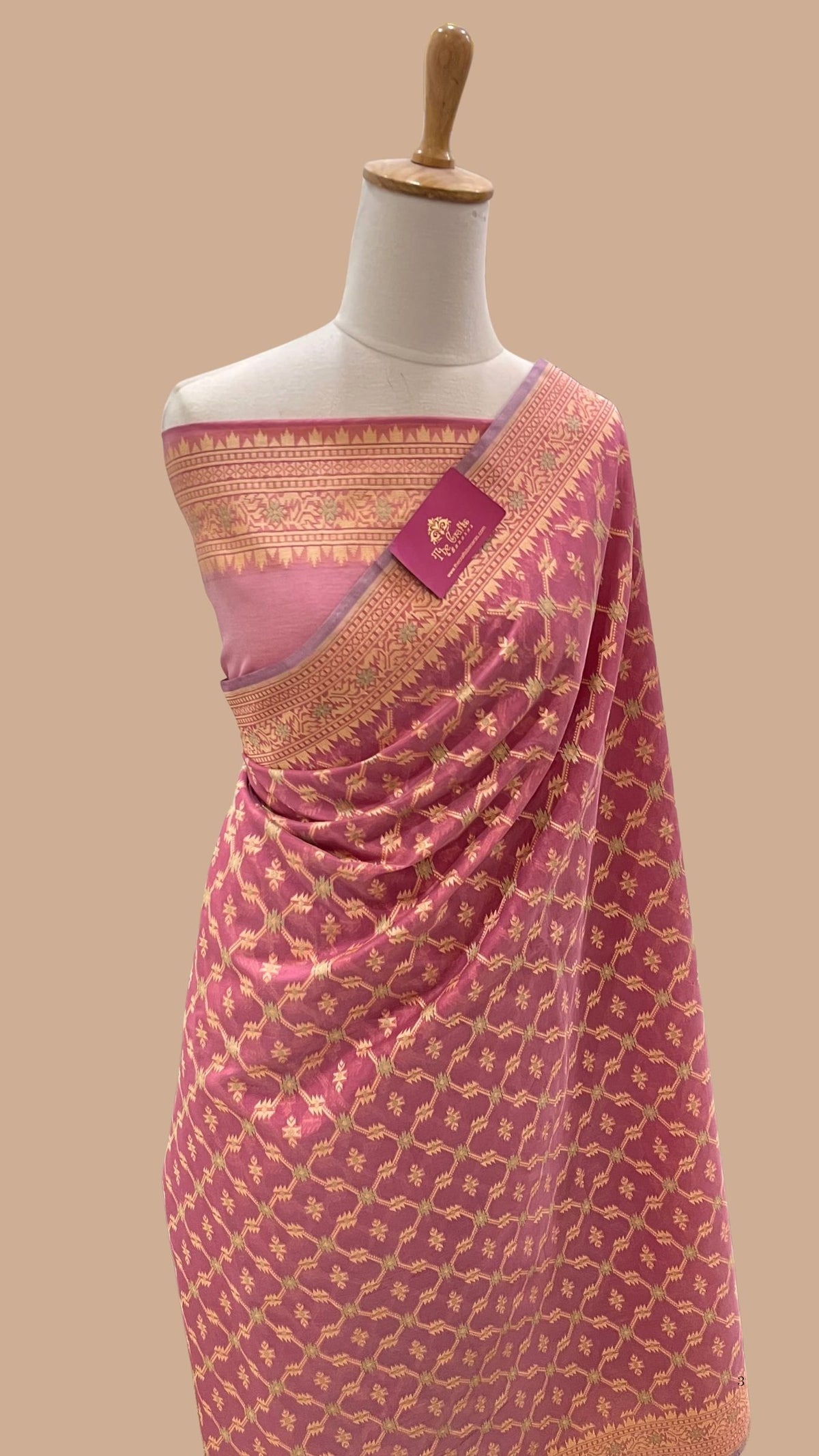 Pure Cotton Patola Reshmi Zari Banarasi Saree