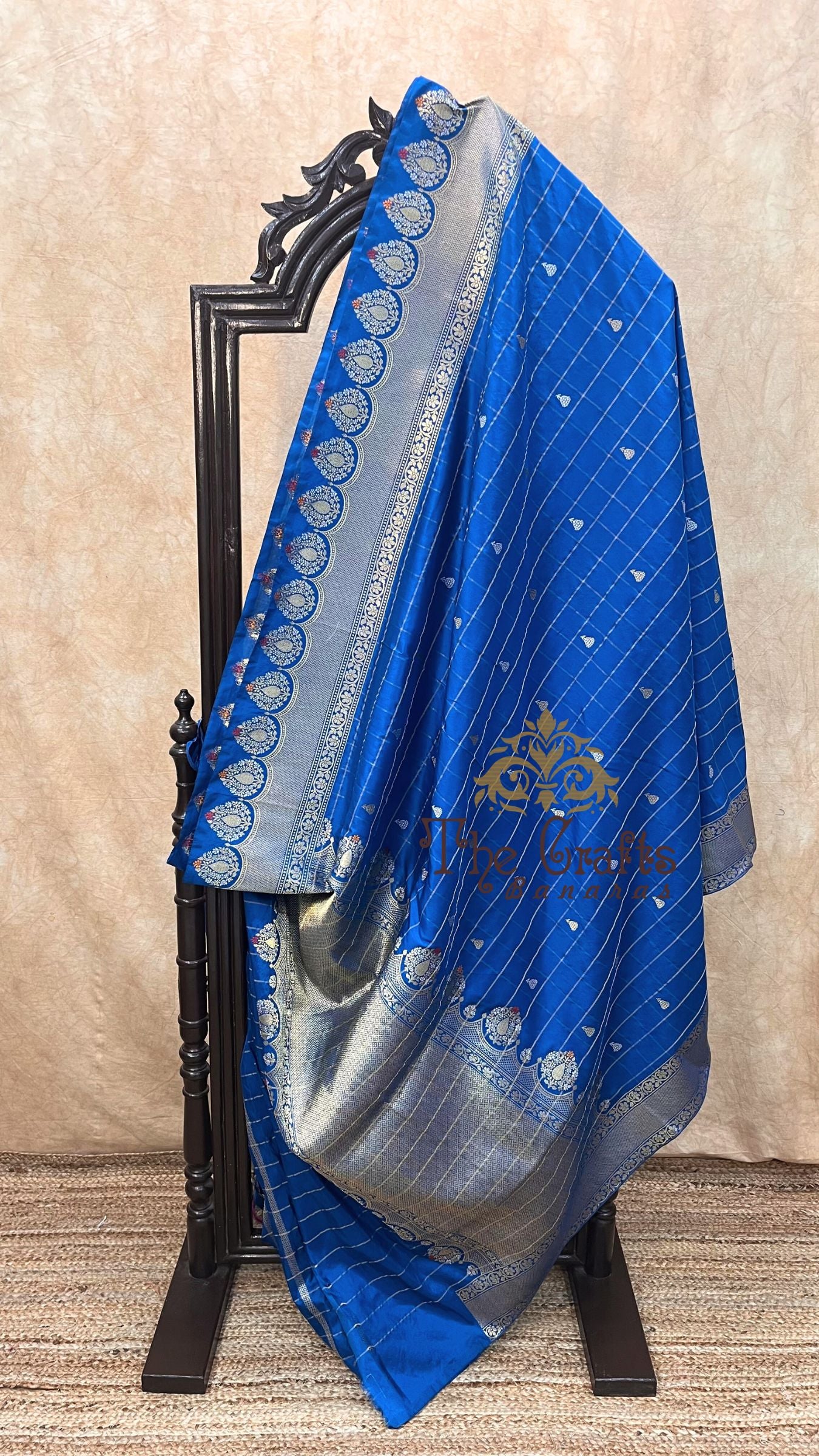 Pure Katan Silk Handloom Banarasi Saree - kadhua sona rupa motifs