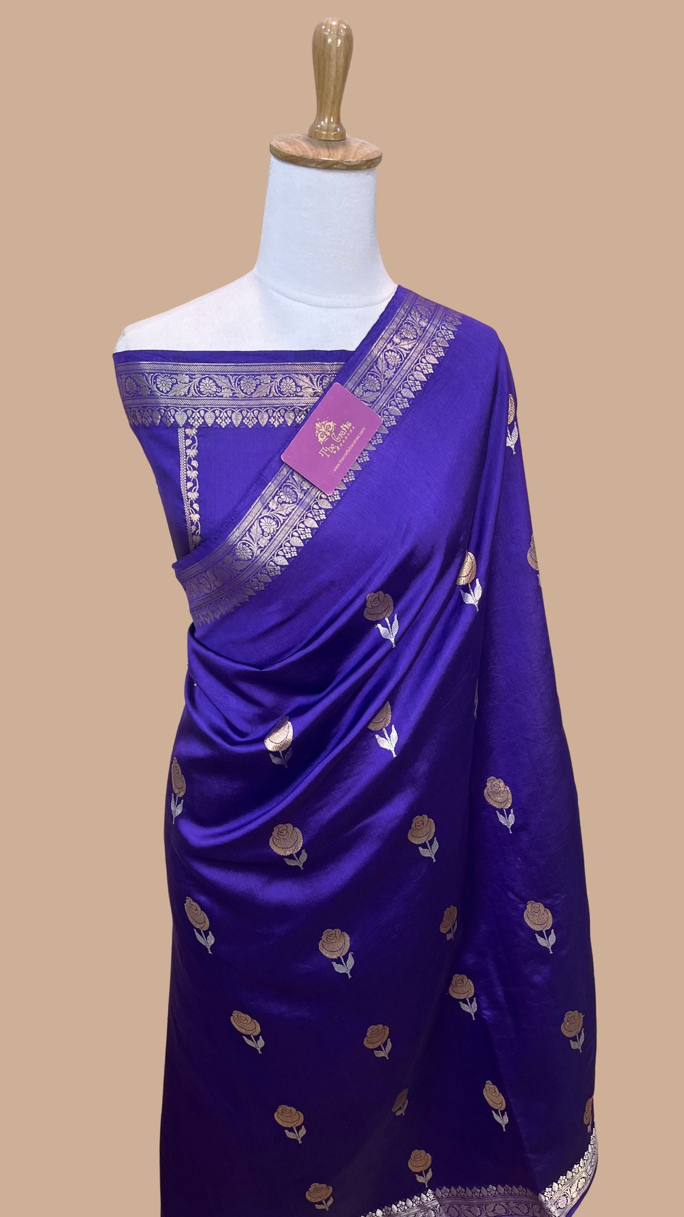 Pure Mango Silk Handloom Banarasi Saree