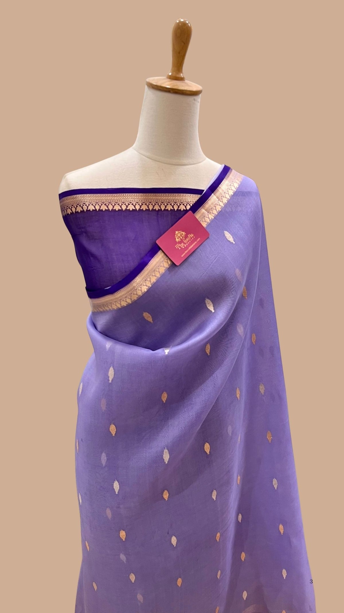 Pure Kora Silk Handloom Banarasi Saree