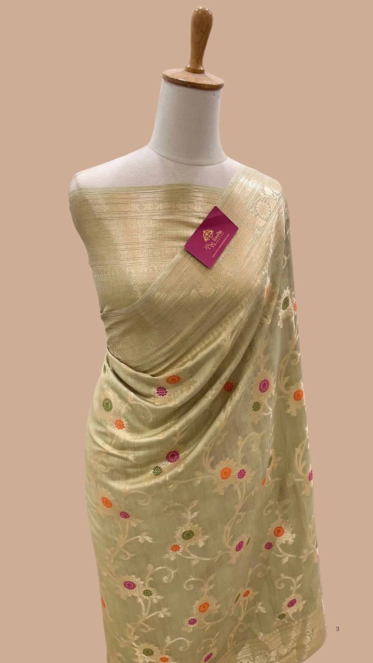 Pure Chiniya Silk Banarasi Saree