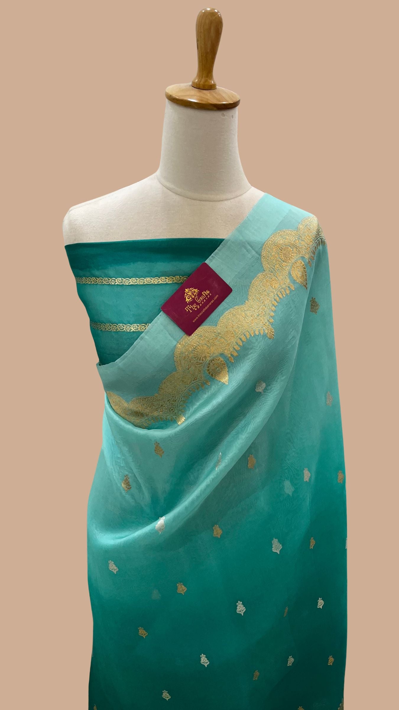 Pure Kora Silk Handloom Banarasi Saree