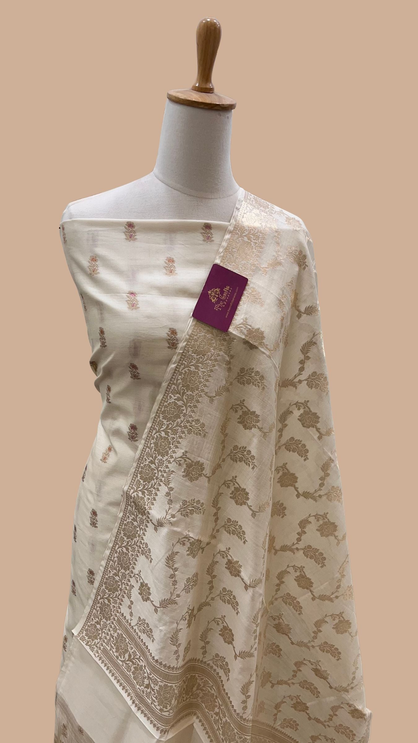 Pure Chiniya Silk Banarasi Dress Material