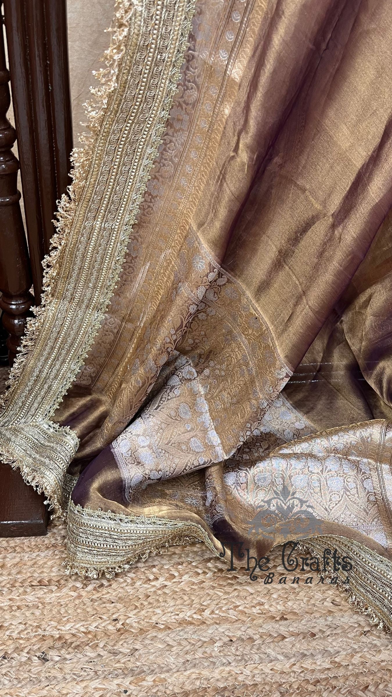 Pure Kora Tissue Silk Banarasi Saree