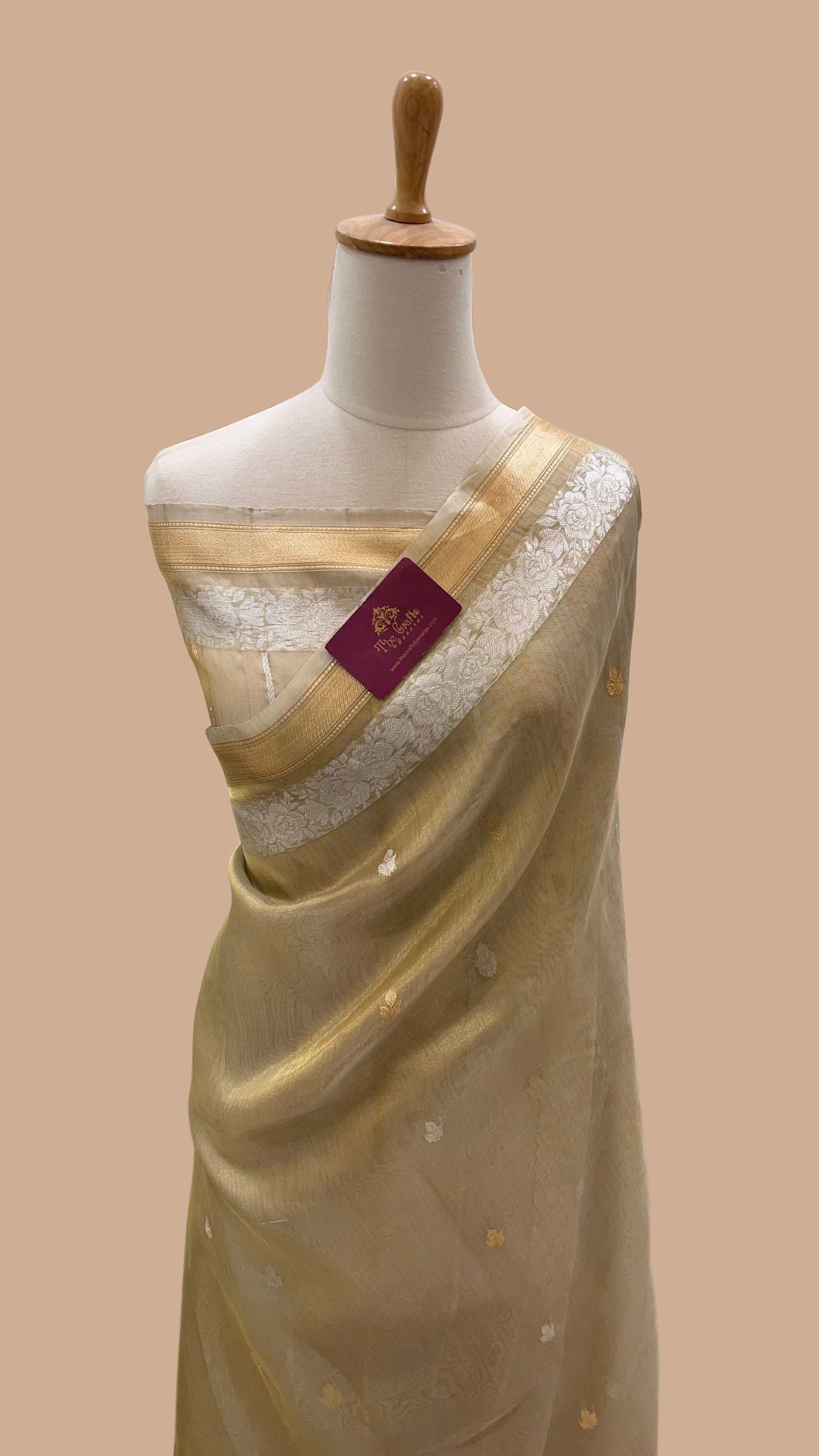 Pure Tissue Silk Handloom Banarasi Saree