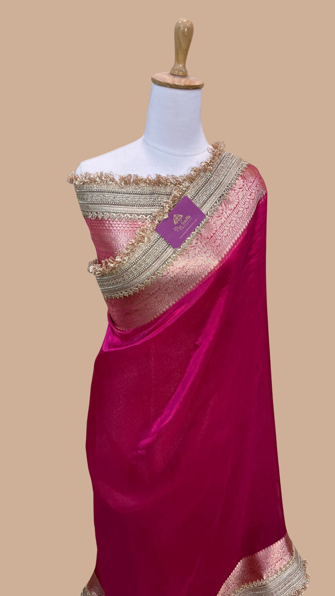 Pure Kora Tissue Silk Banarasi Saree