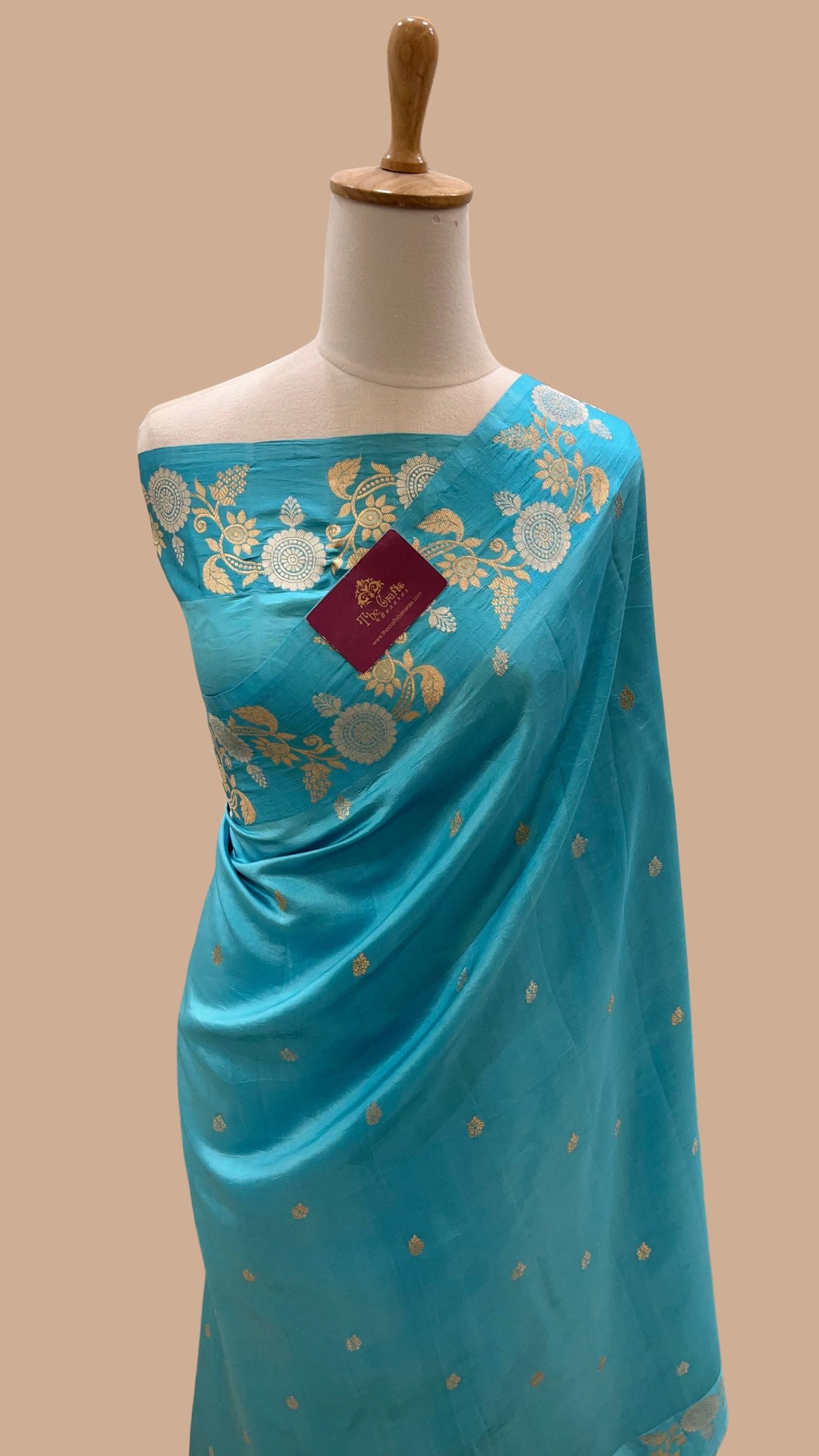 Pure Mango Silk Handloom Banarasi Saree