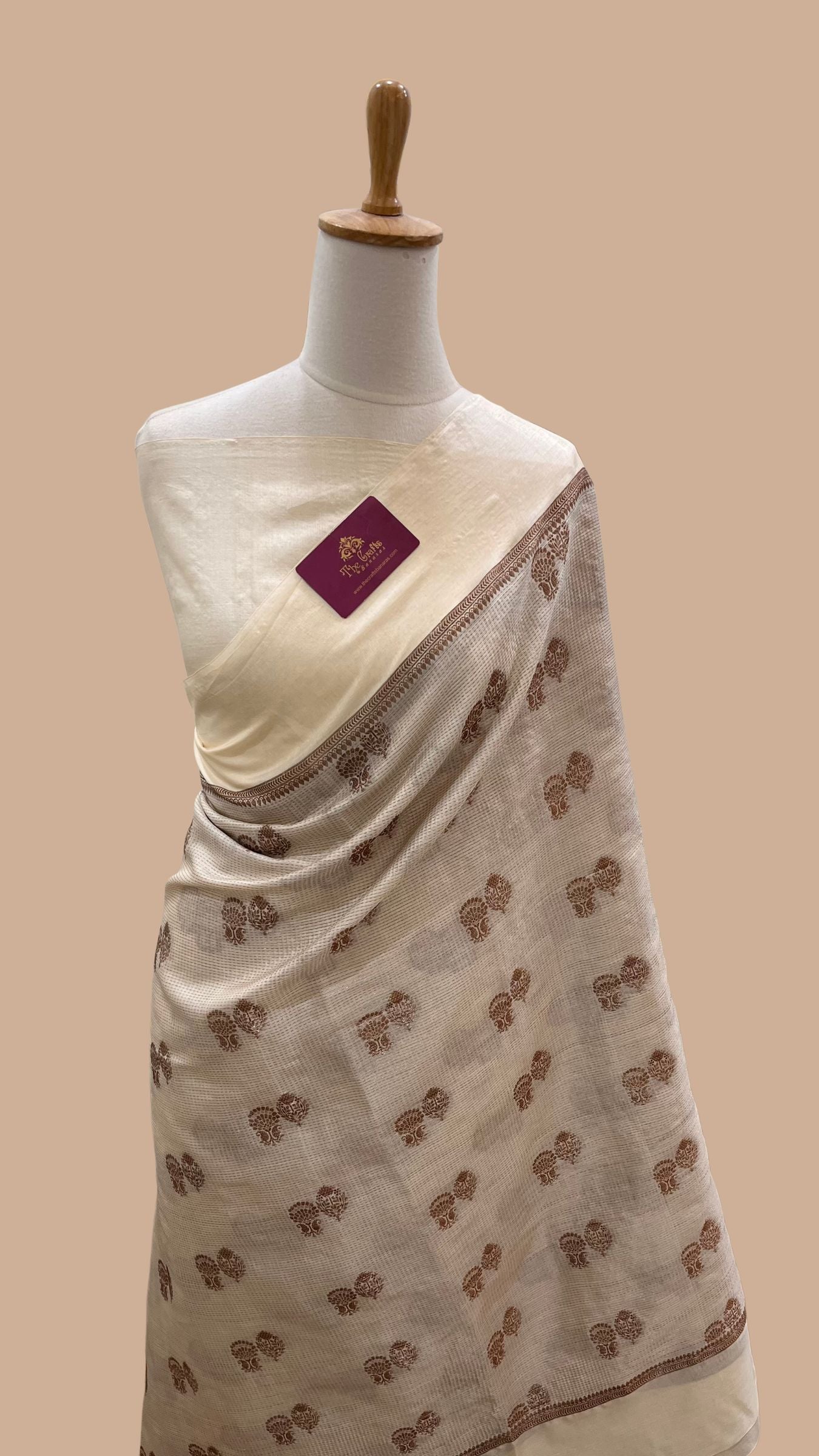 Pure Tussar Silk Banarasi Saree