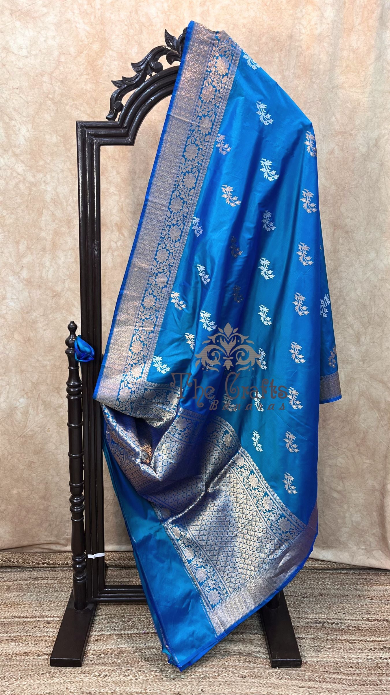 Pure Katan Silk Handloom Banarasi Saree - Kadhua Buti