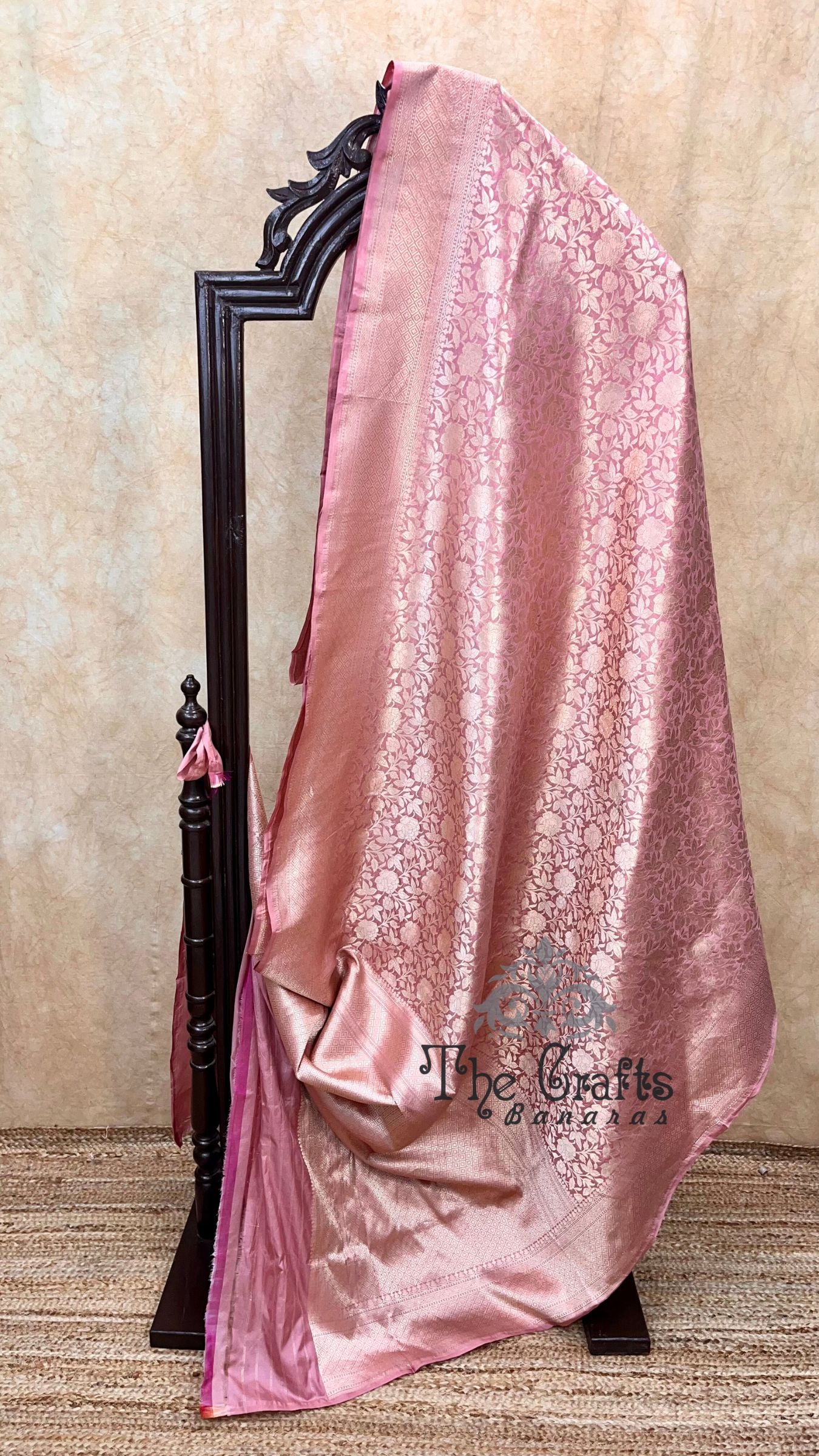 Pure Katan Silk Handloom Banarasi Saree - Tanchui Brocade