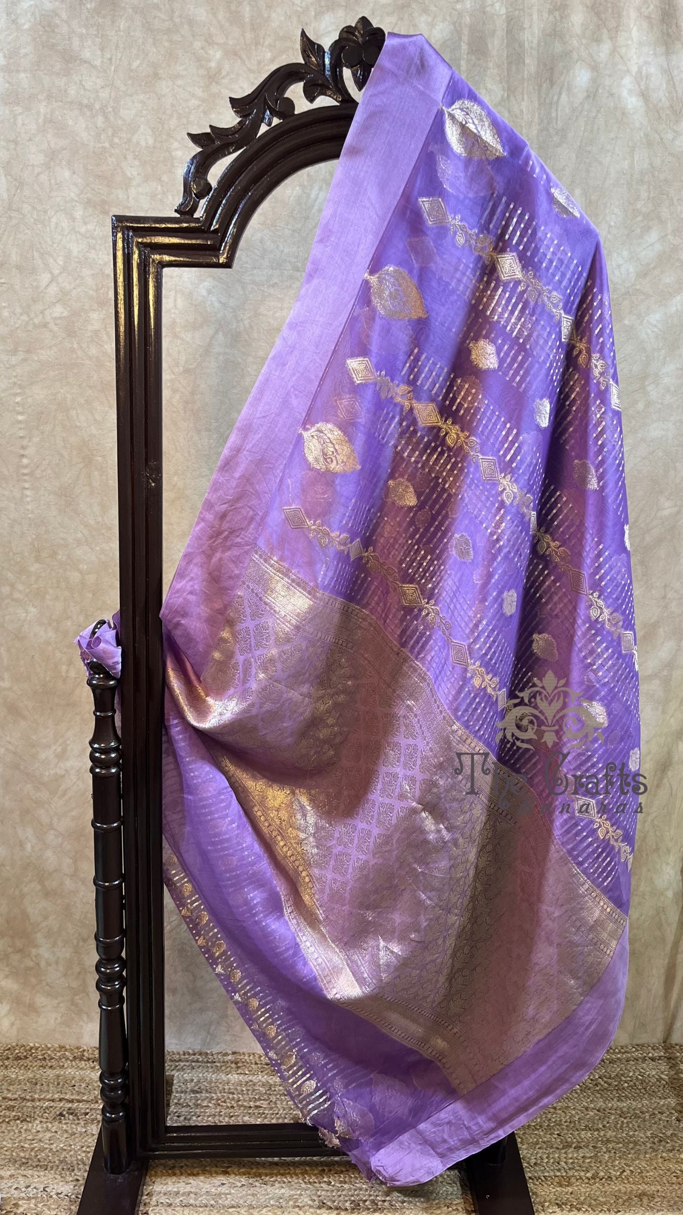 Pure Kora Silk Handloom Banarasi Saree