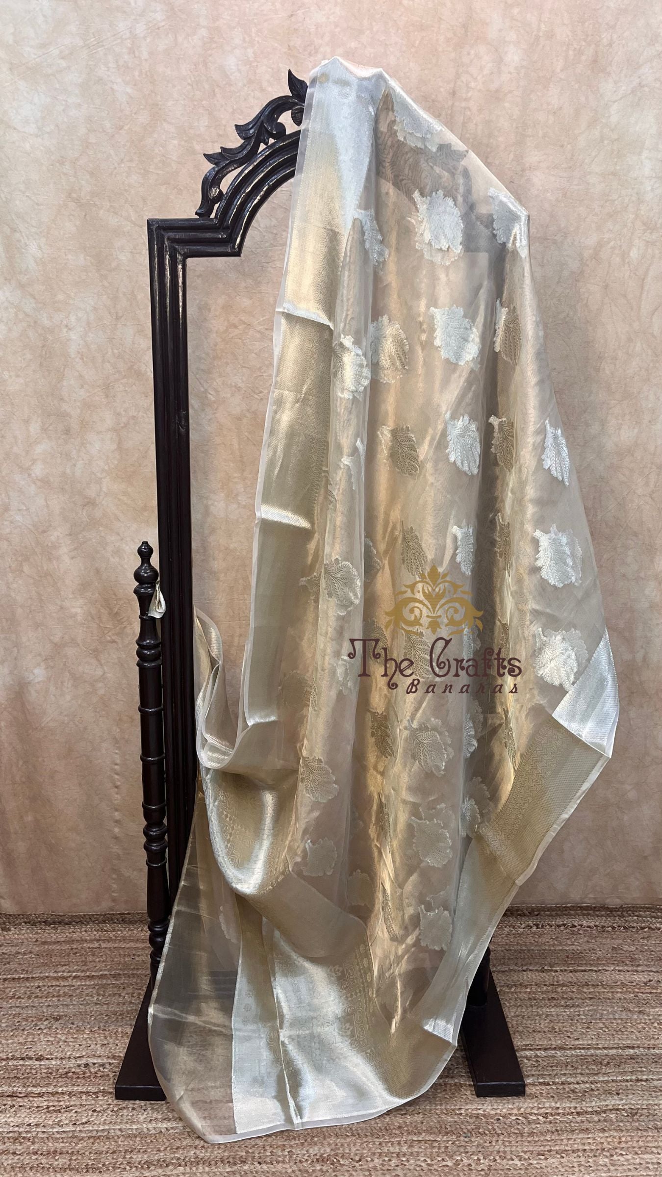 Pure Kora Silk Handloom Banarasi Saree
