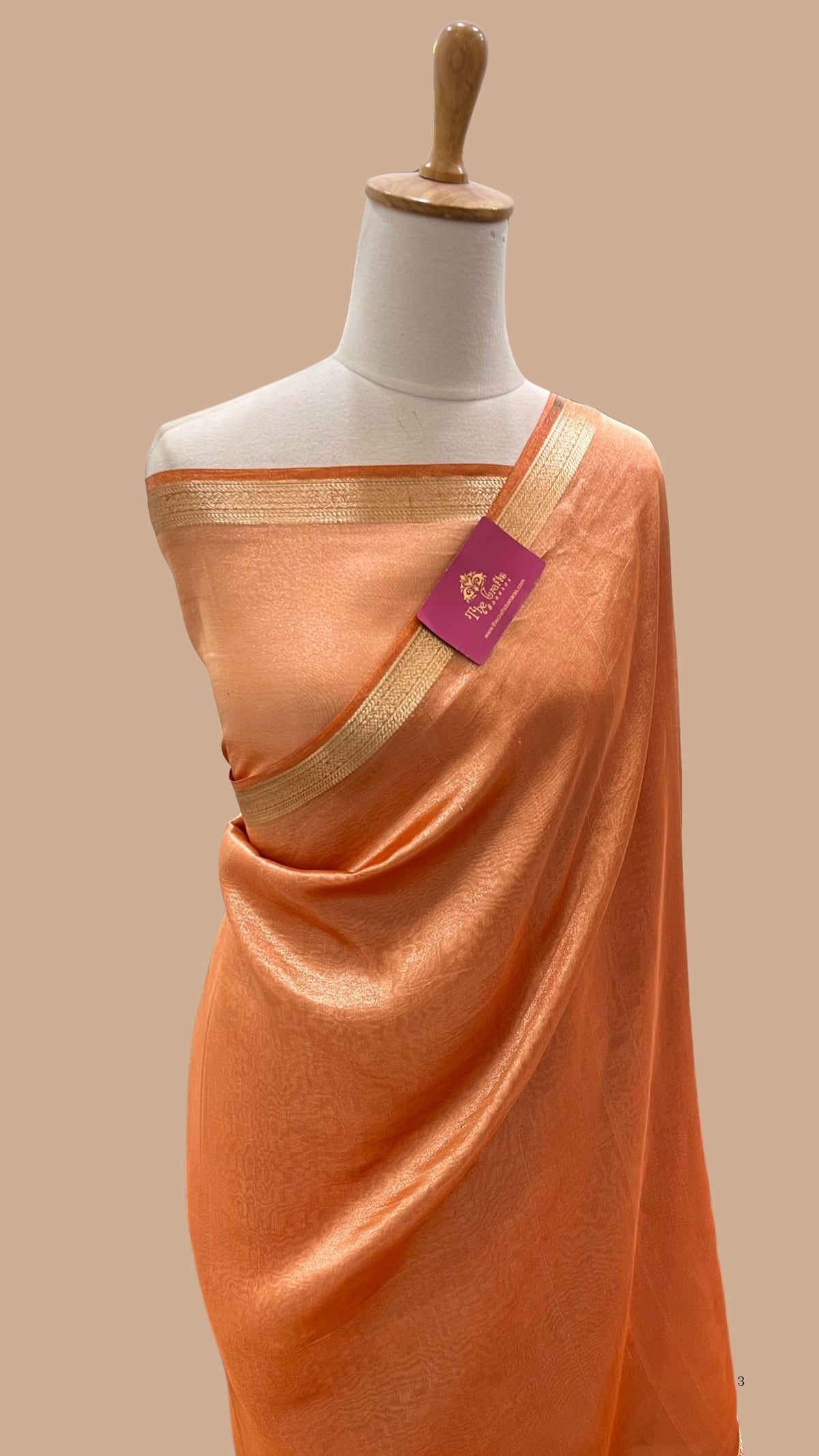 Pure Kora Tissue Silk Banarasi Saree