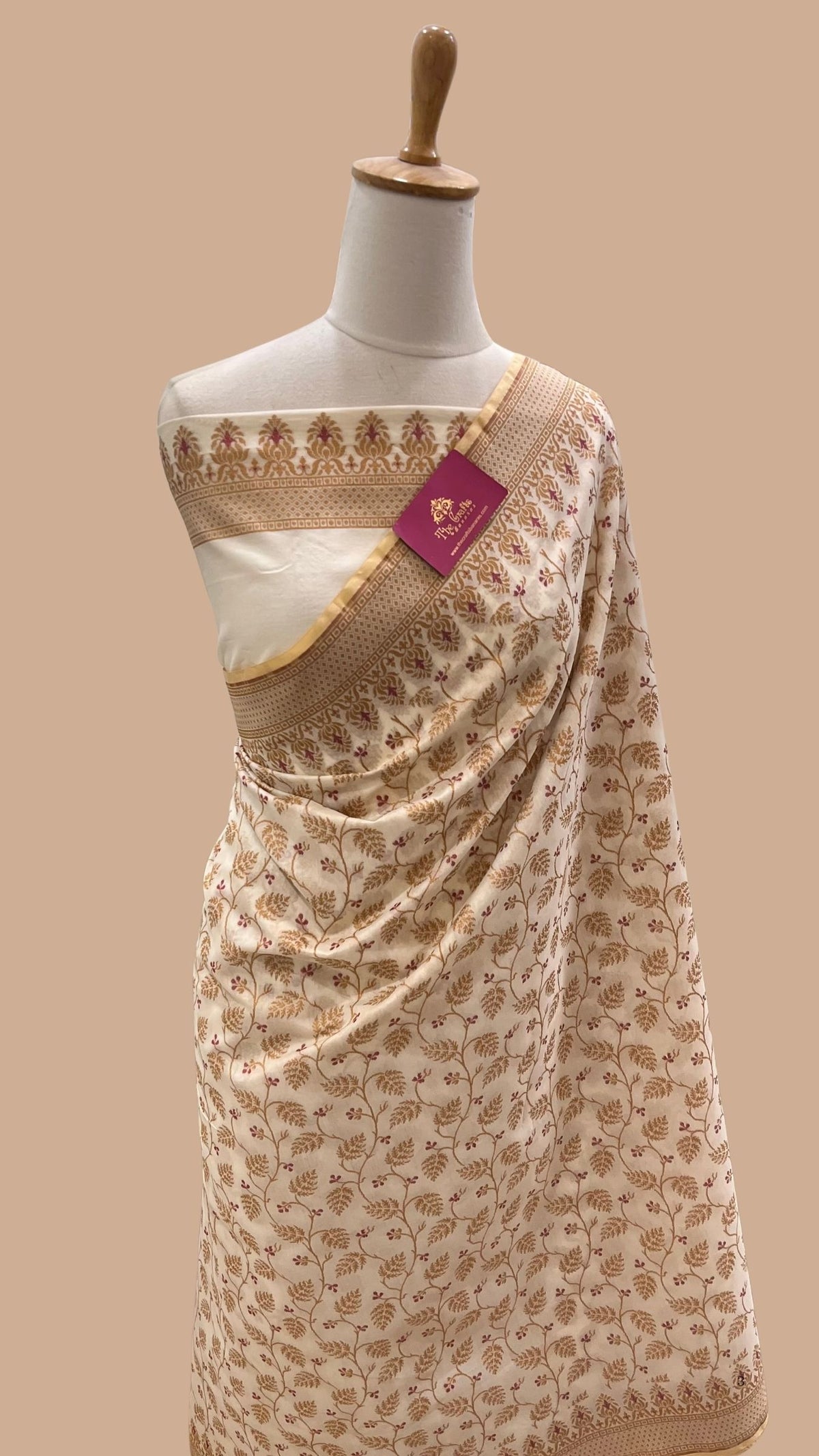 Pure Cotton Patola Reshmi Zari Banarasi Saree