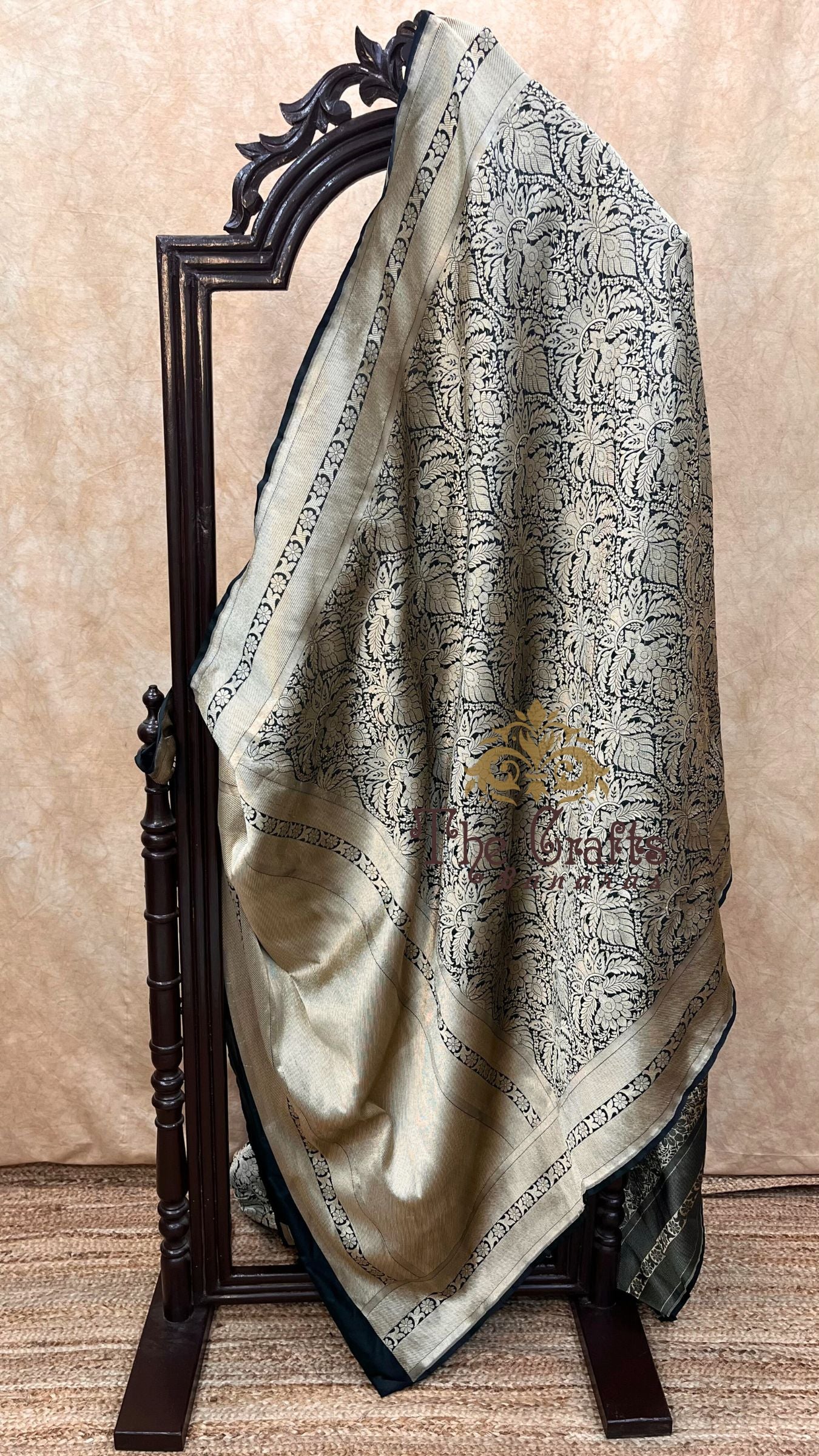 Pure Katan Silk Handloom Banarasi Saree - Tanchui Brocade