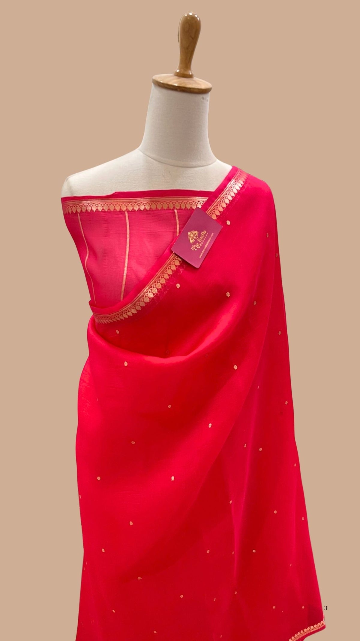 Pure Kora Silk Handloom Banarasi Saree