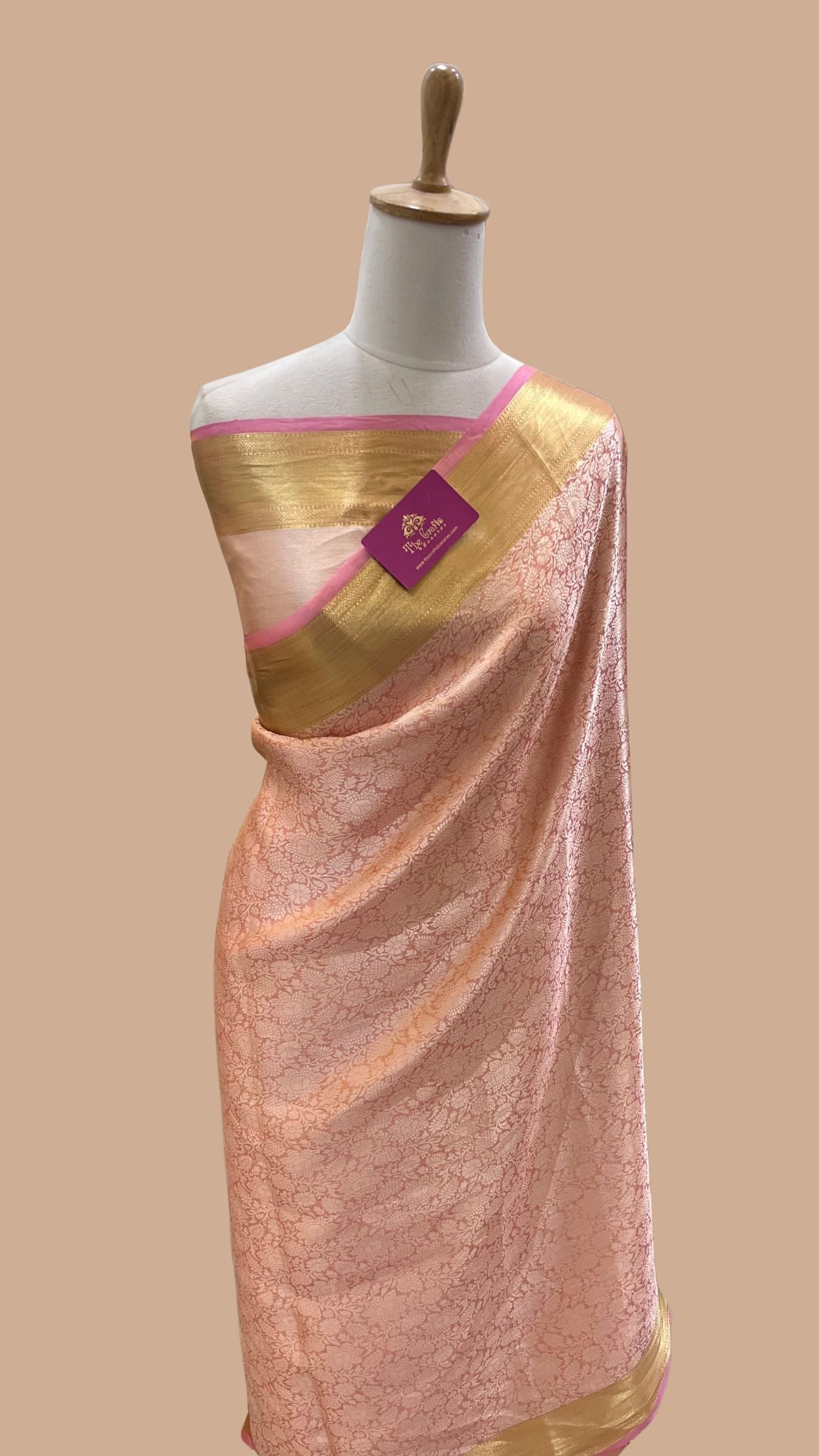 Pure Tissue Brocade Banarasi Saree