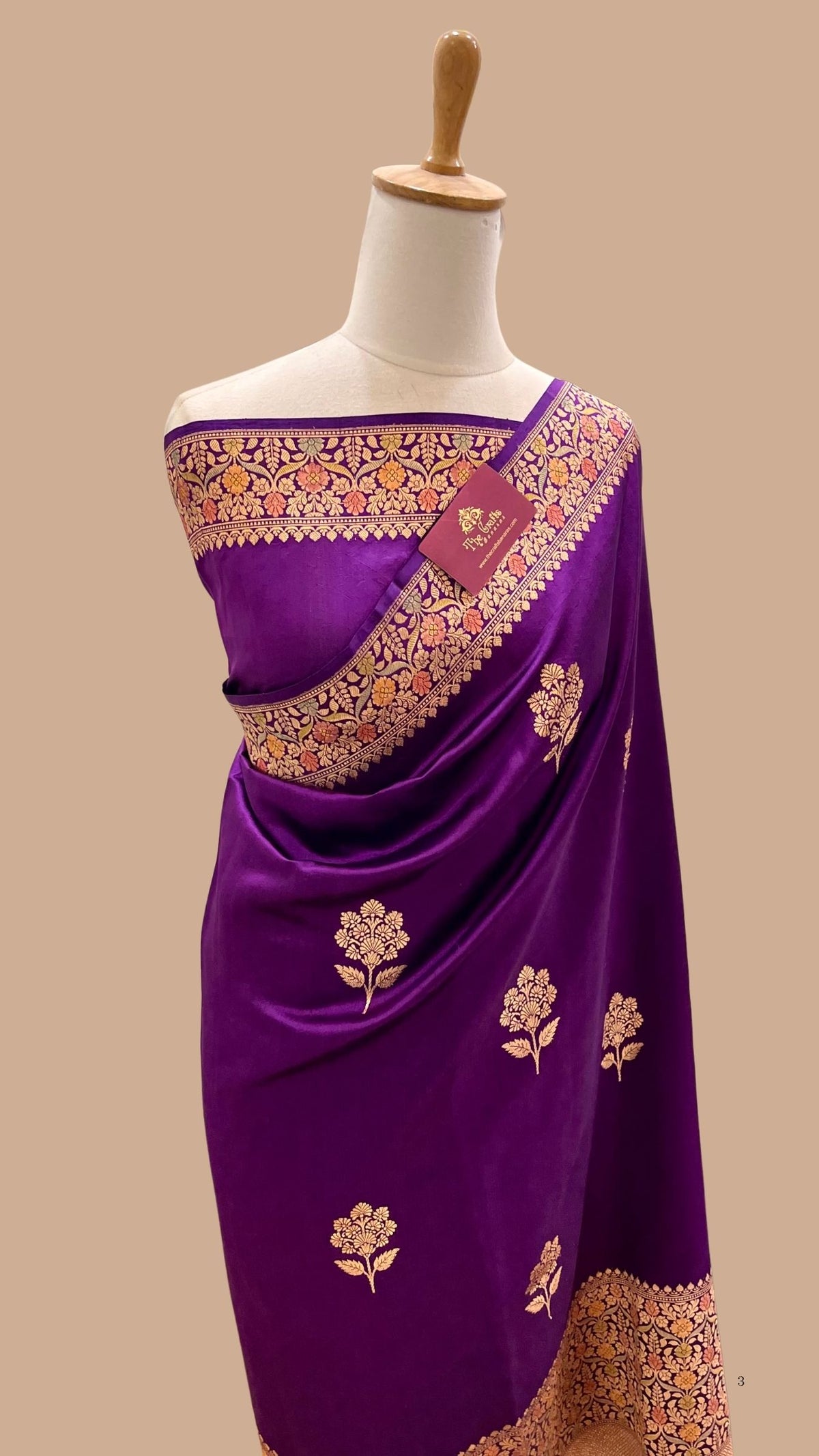 Pure Mango Silk Handloom Banarasi Saree