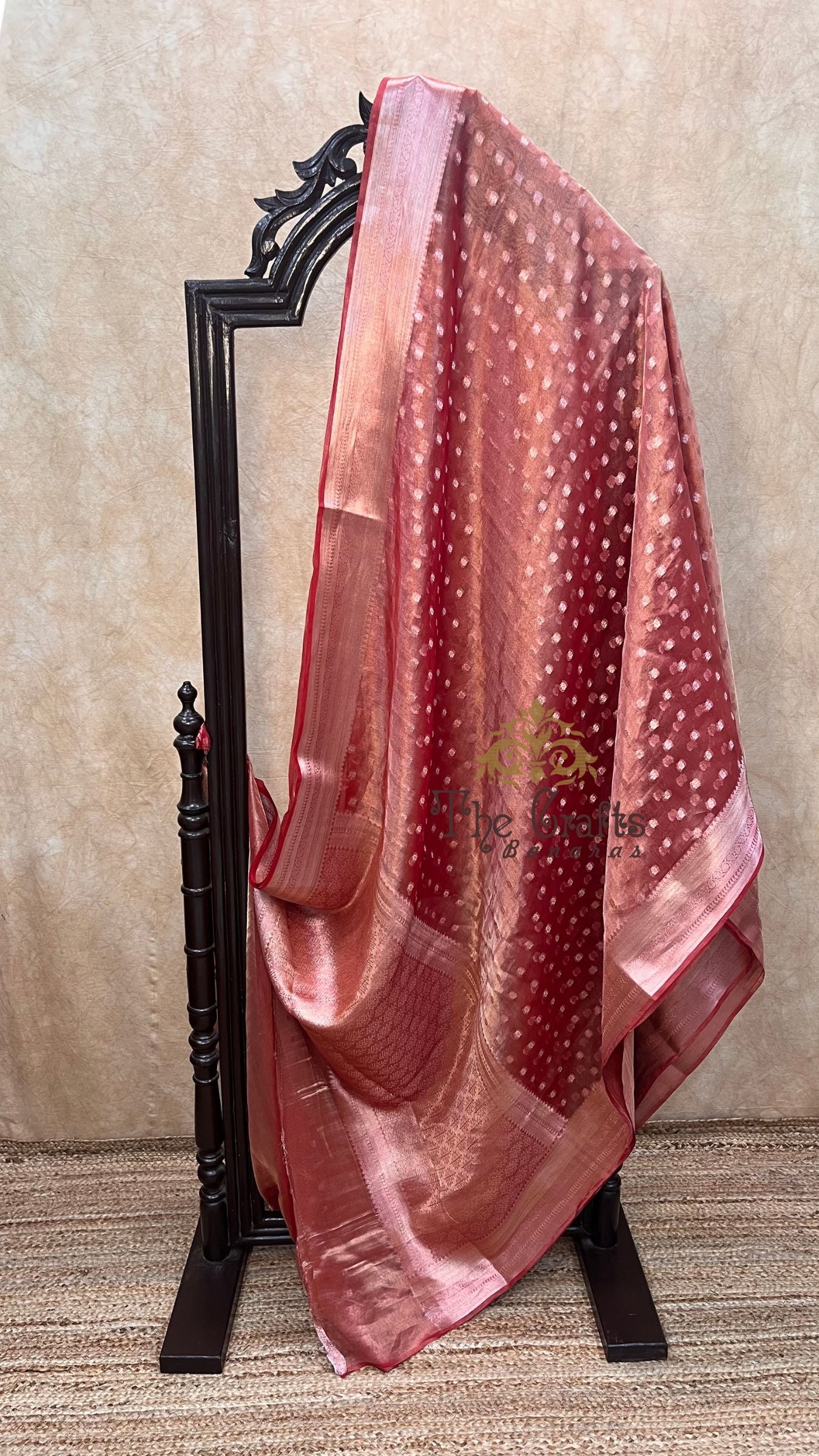 Pure Kora Silk Handloom Banarasi Saree