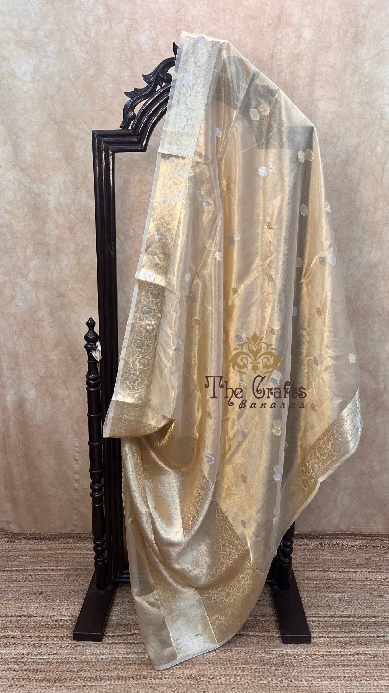 Pure Kora Silk Handloom Banarasi Saree