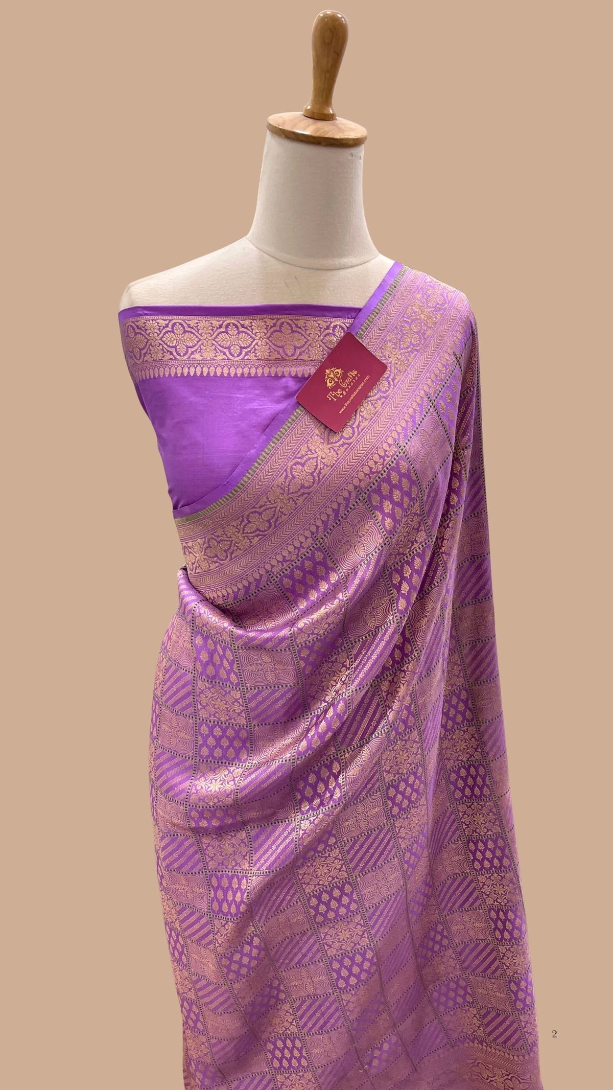 Pure Katan Silk Handloom Banarasi Saree - Tanchui Brocade Meena