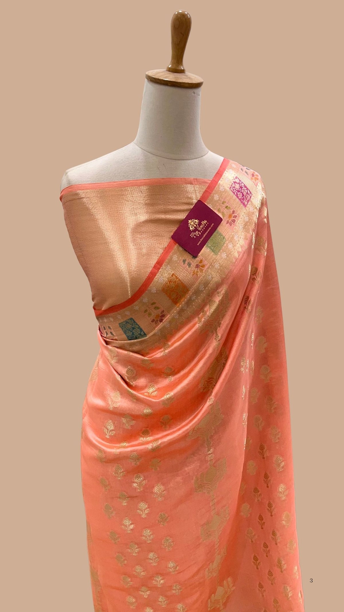 Pure Mango Silk Banarasi Saree