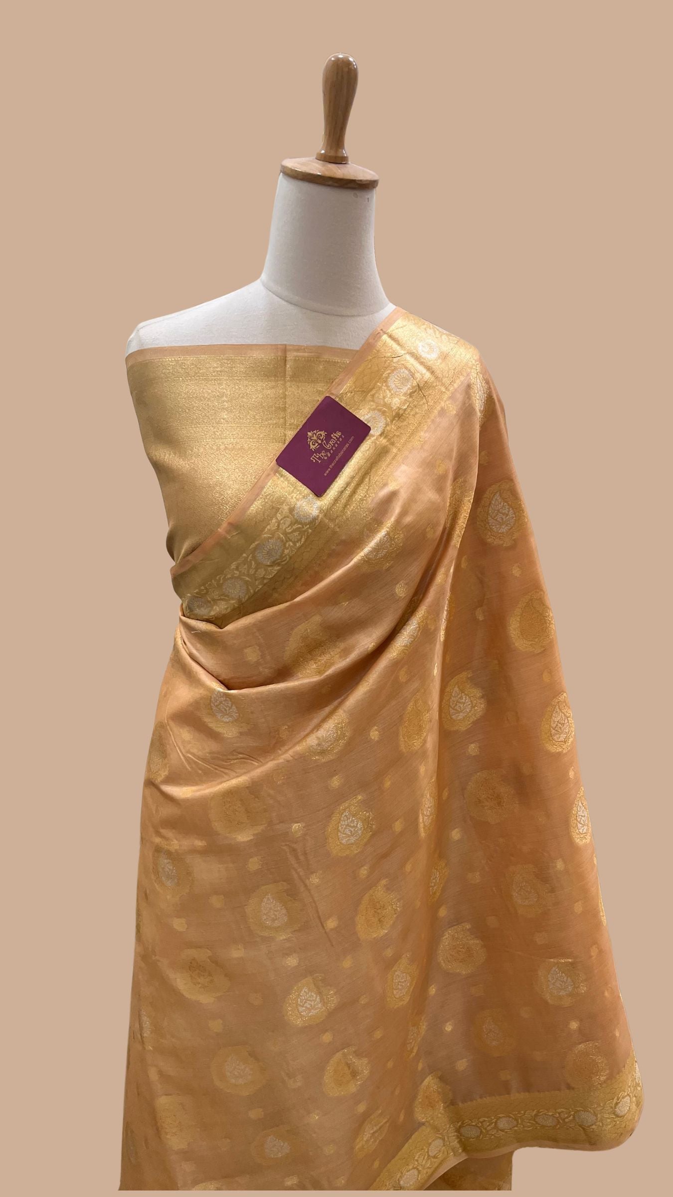 Pure Tussar Silk Banarasi Saree